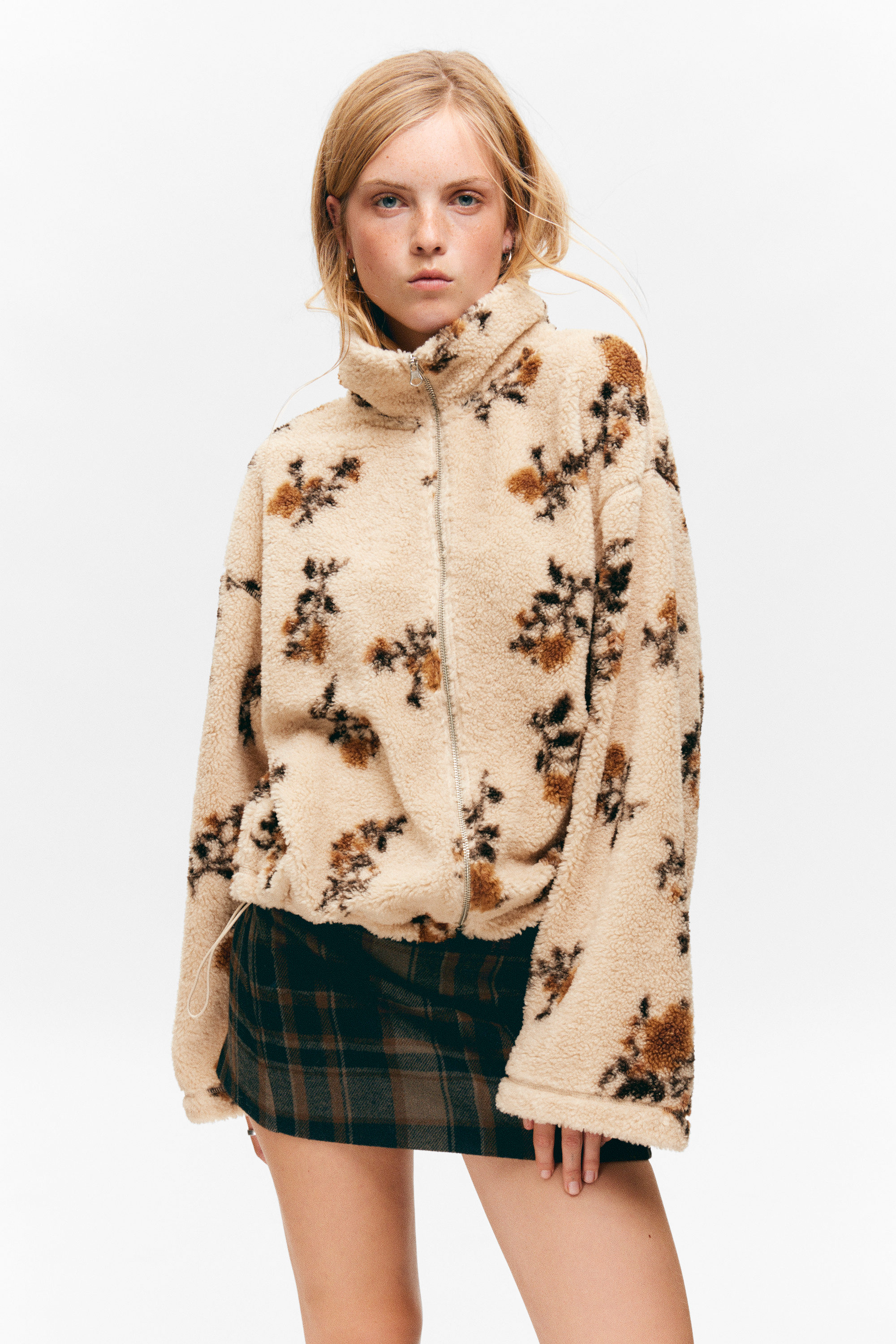 PILE FLEECE ZIP JACKET - XNAUWBI