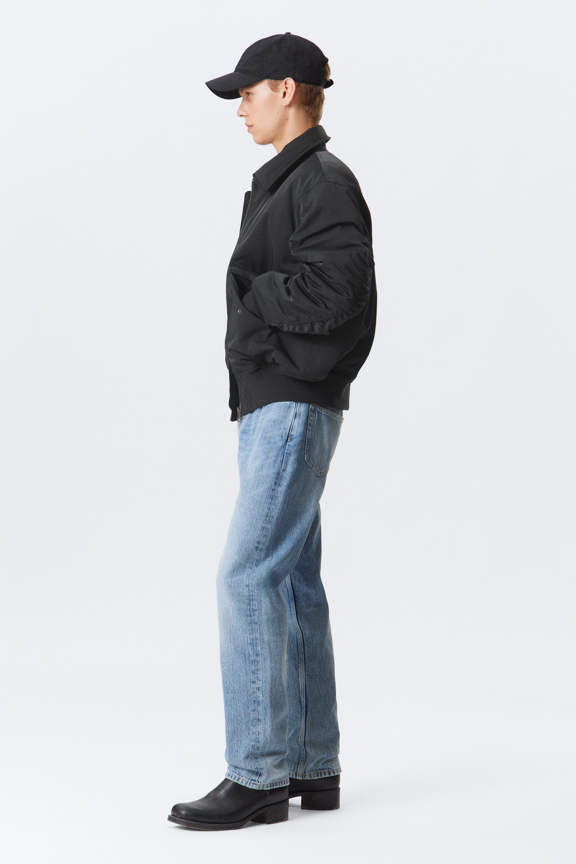 PADDED TWILL BOMBER JACKET - XNAUWBI