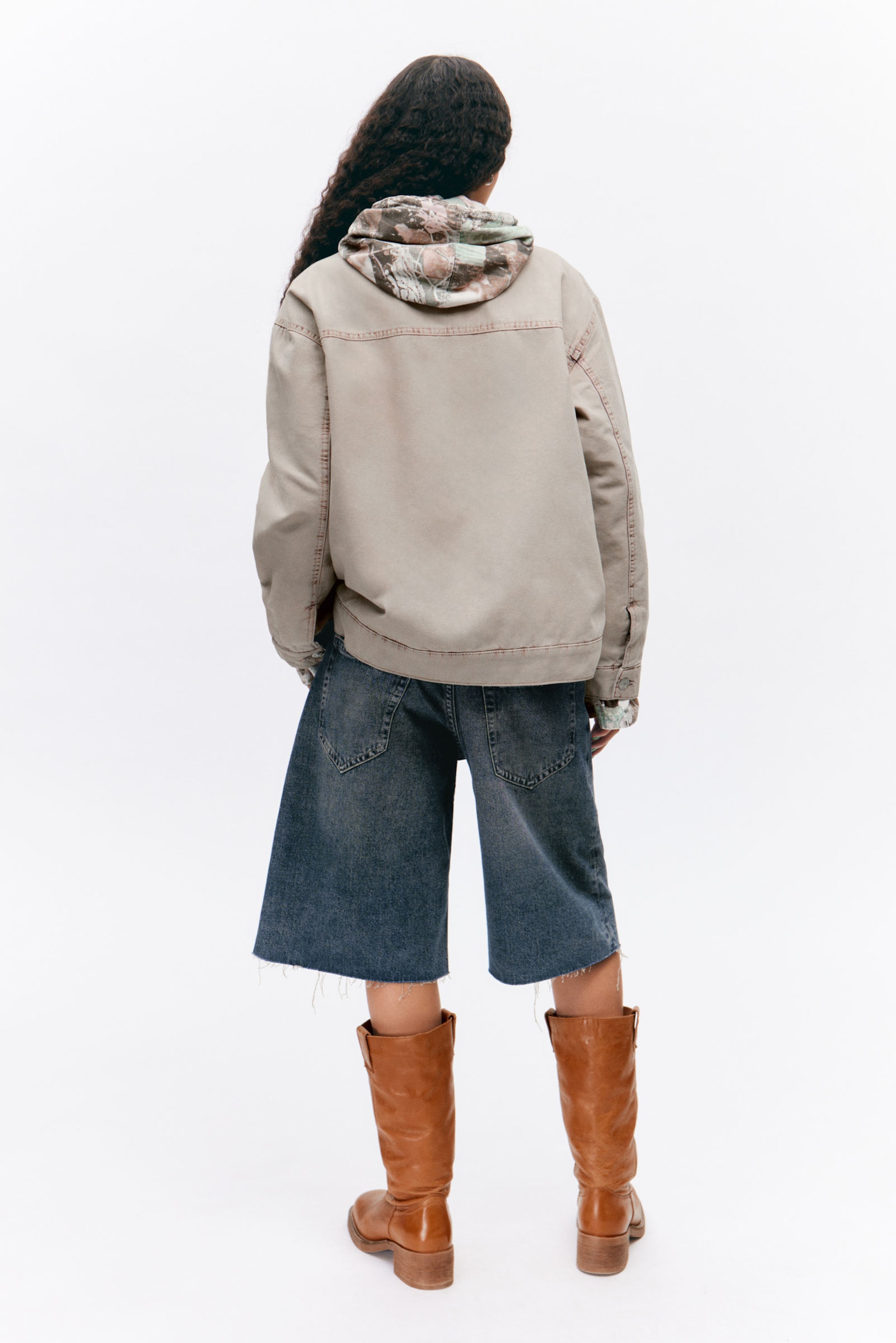 PADDED COTTON CANVAS JACKET - XNAUWBI