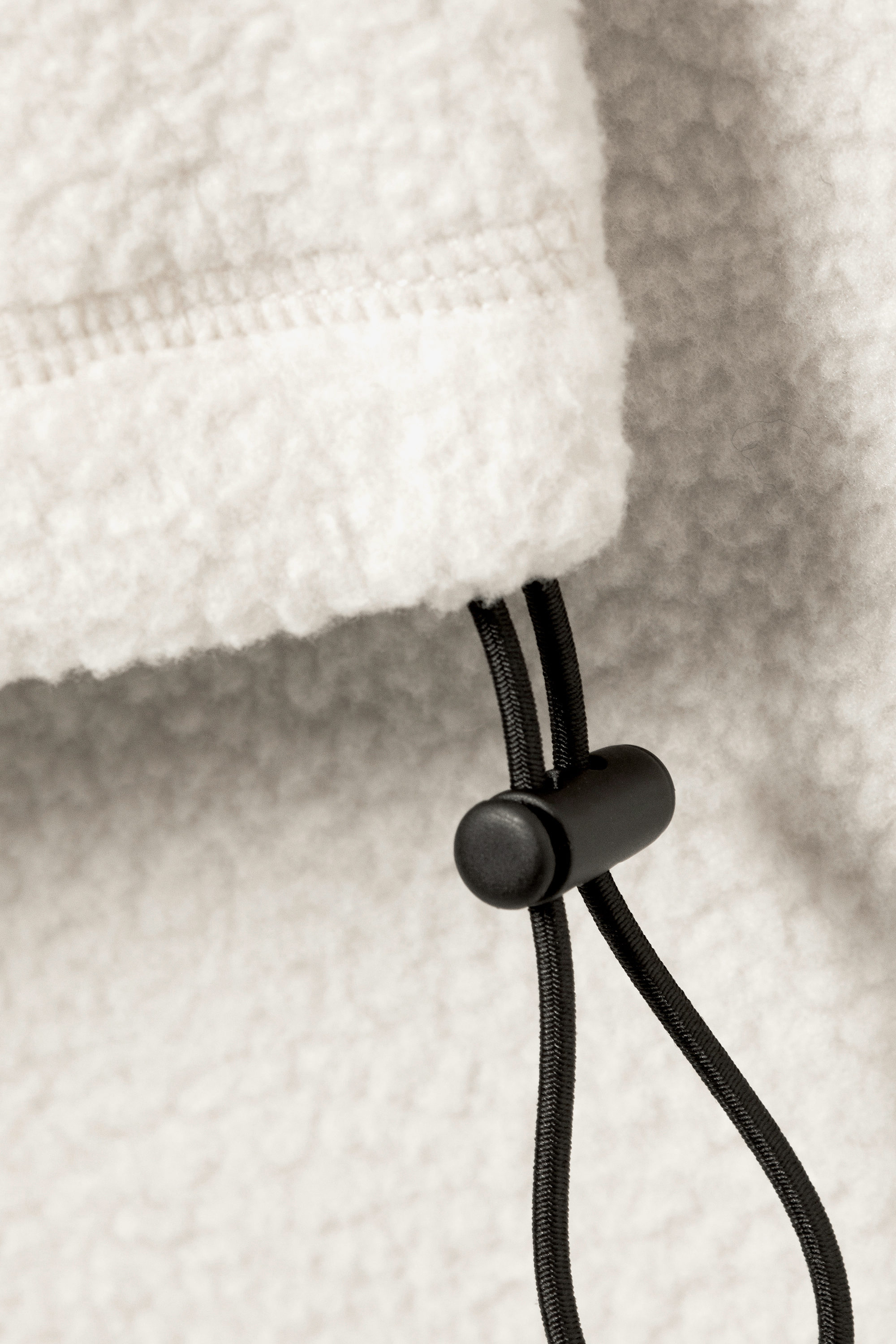 LOOSE FIT ZIP FLEECE JACKET - XNAUWBI