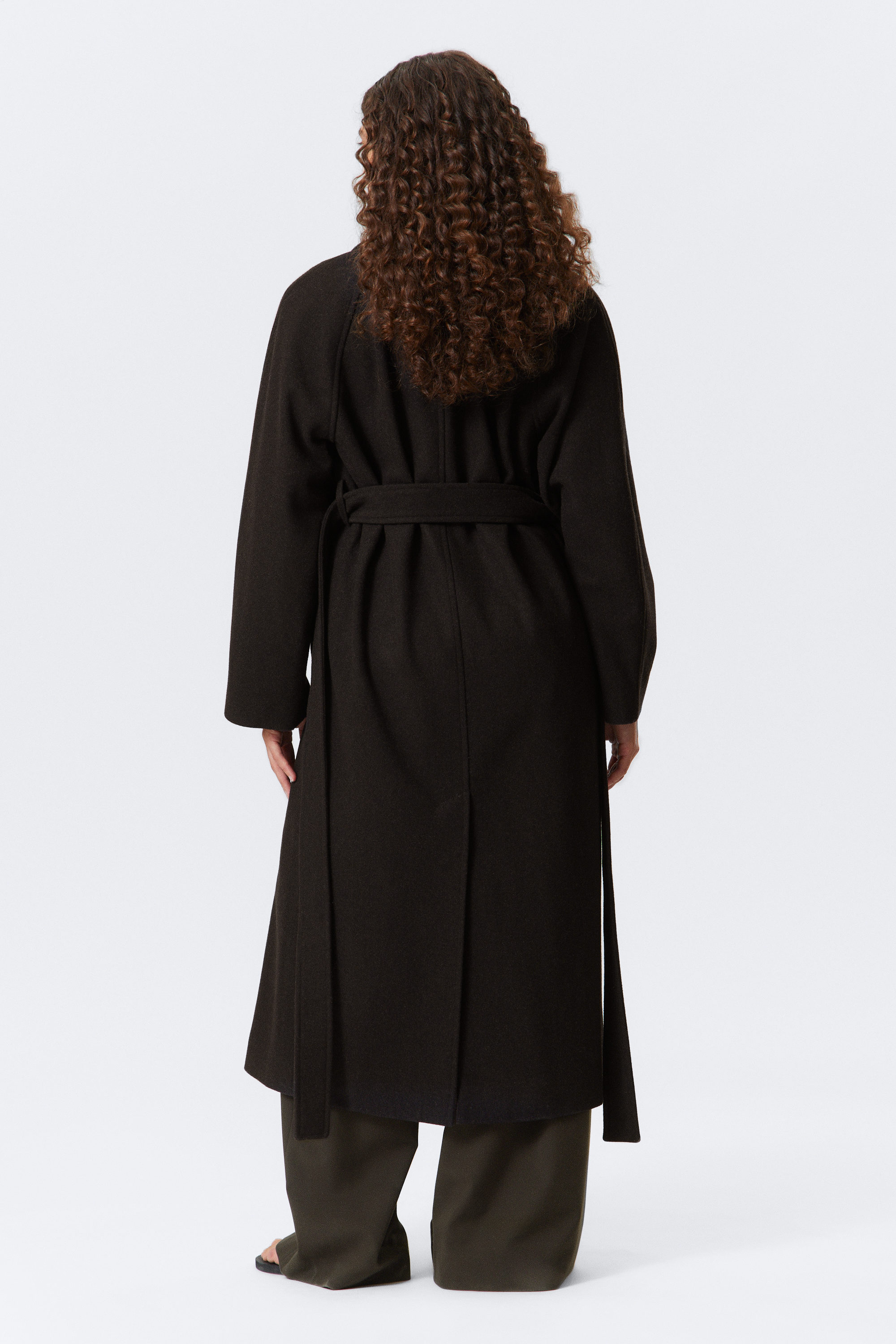 KIA OVERSIZED WOOL-BLEND DOUBLE-BREASTED COAT - XNAUWBI