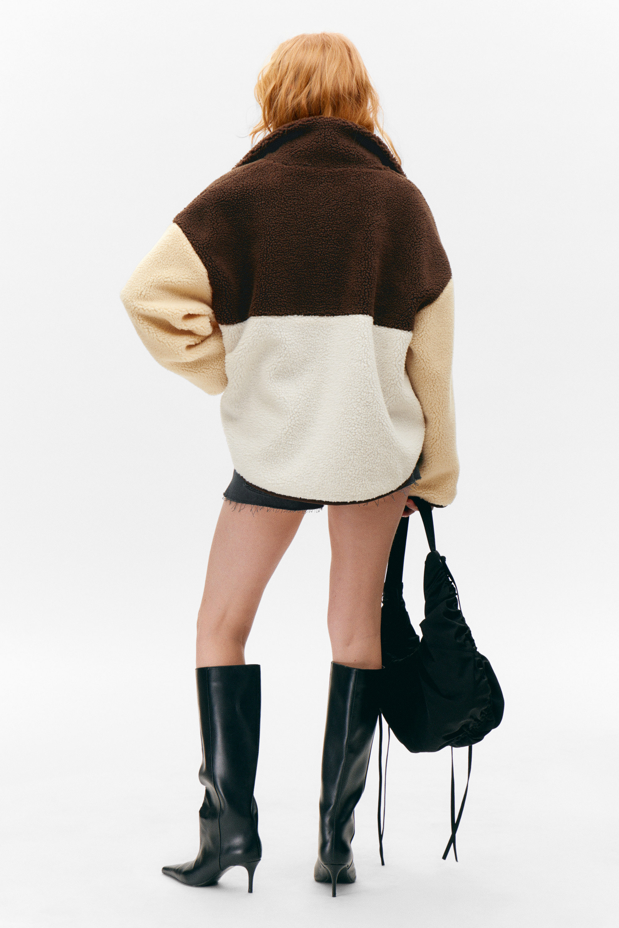 LOOSE FLEECE ZIP JACKET - XNAUWBI