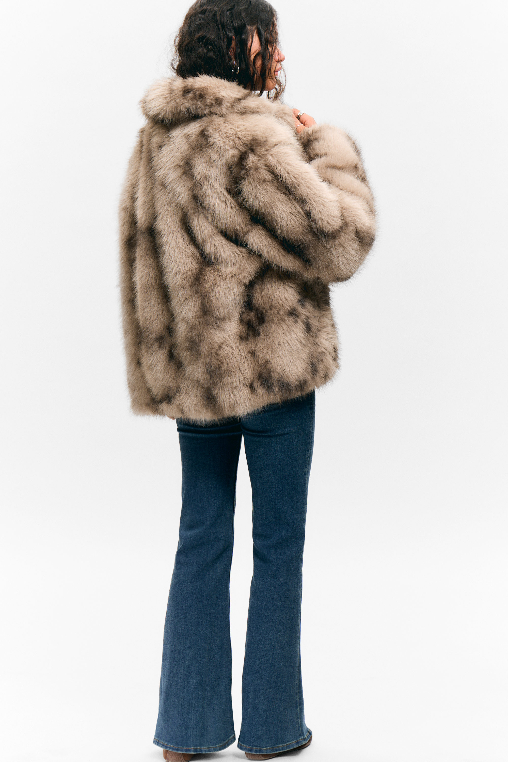 FAUX FUR JACKET - XNAUWBI