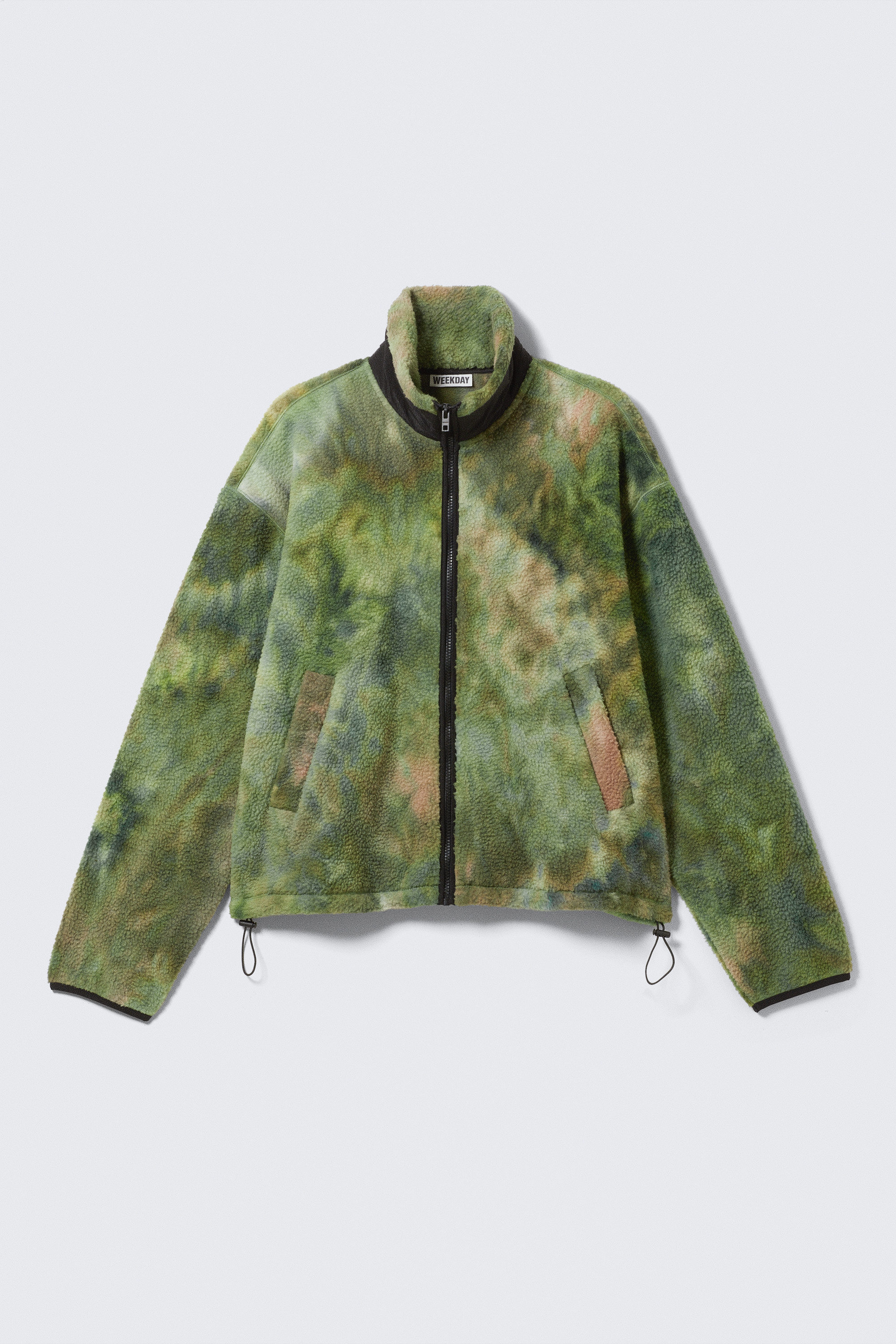 LOOSE FIT ZIP FLEECE JACKET - XNAUWBI