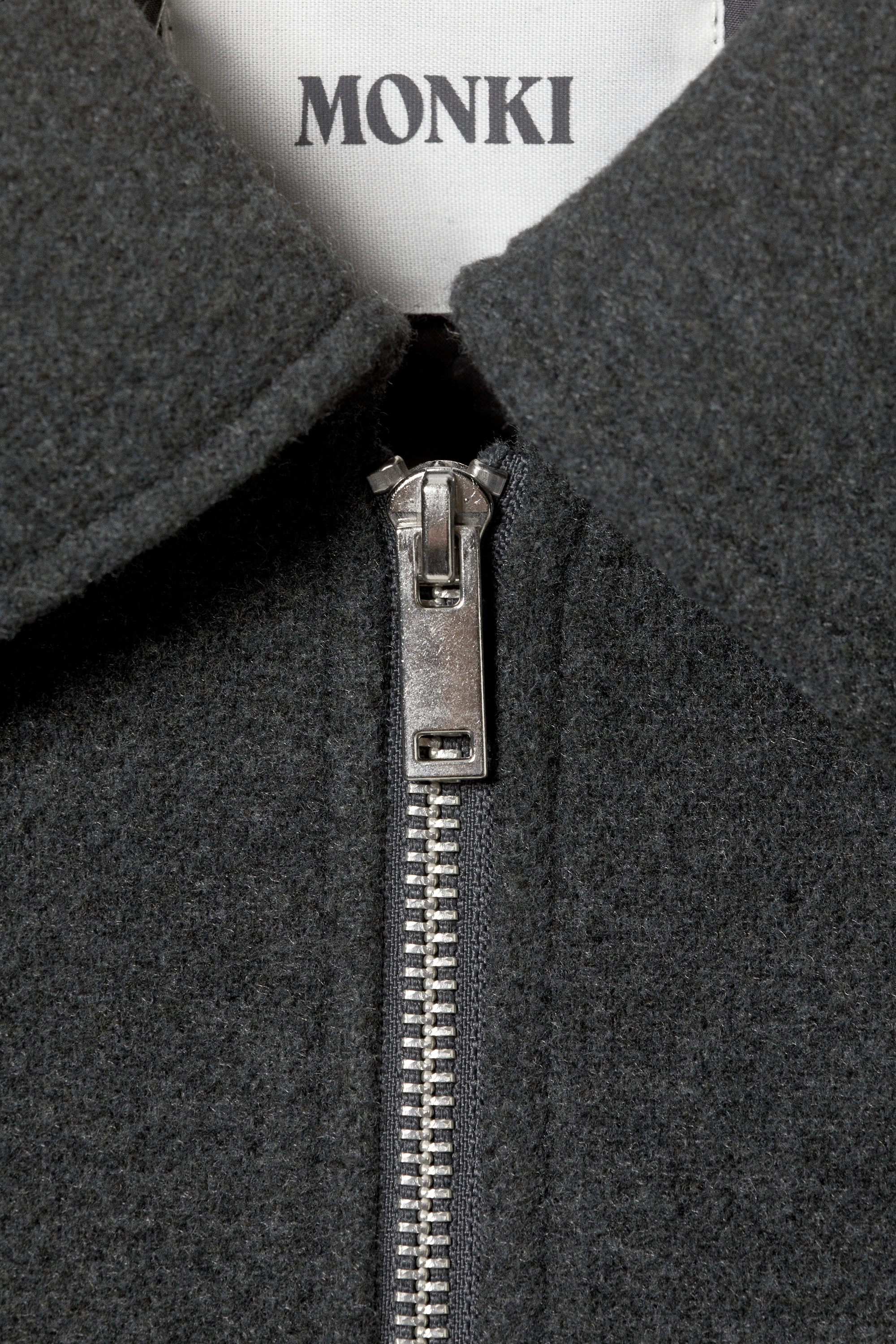 CROPPED BOXY ZIP JACKET - XNAUWBI