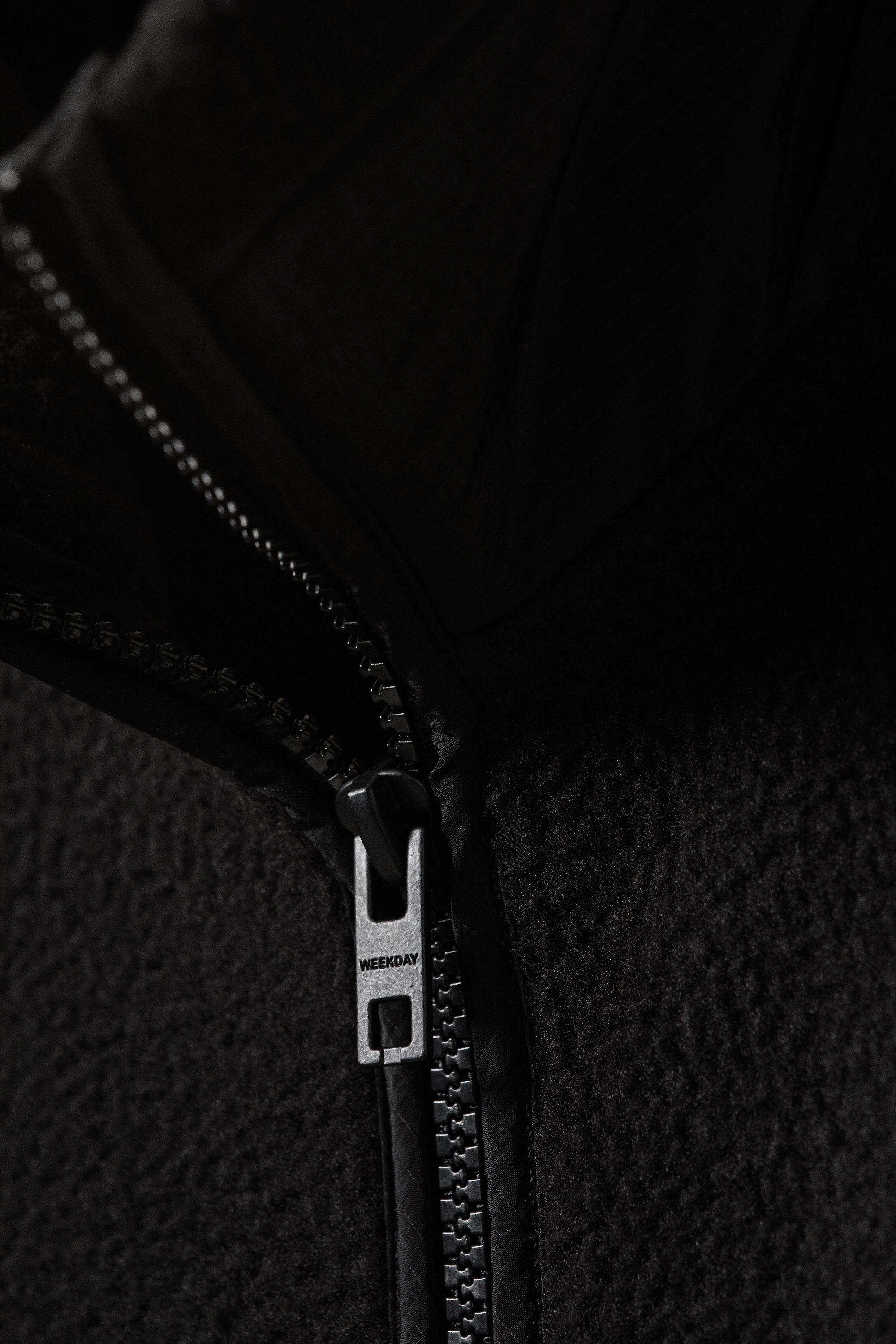 LOOSE FIT ZIP FLEECE JACKET - XNAUWBI