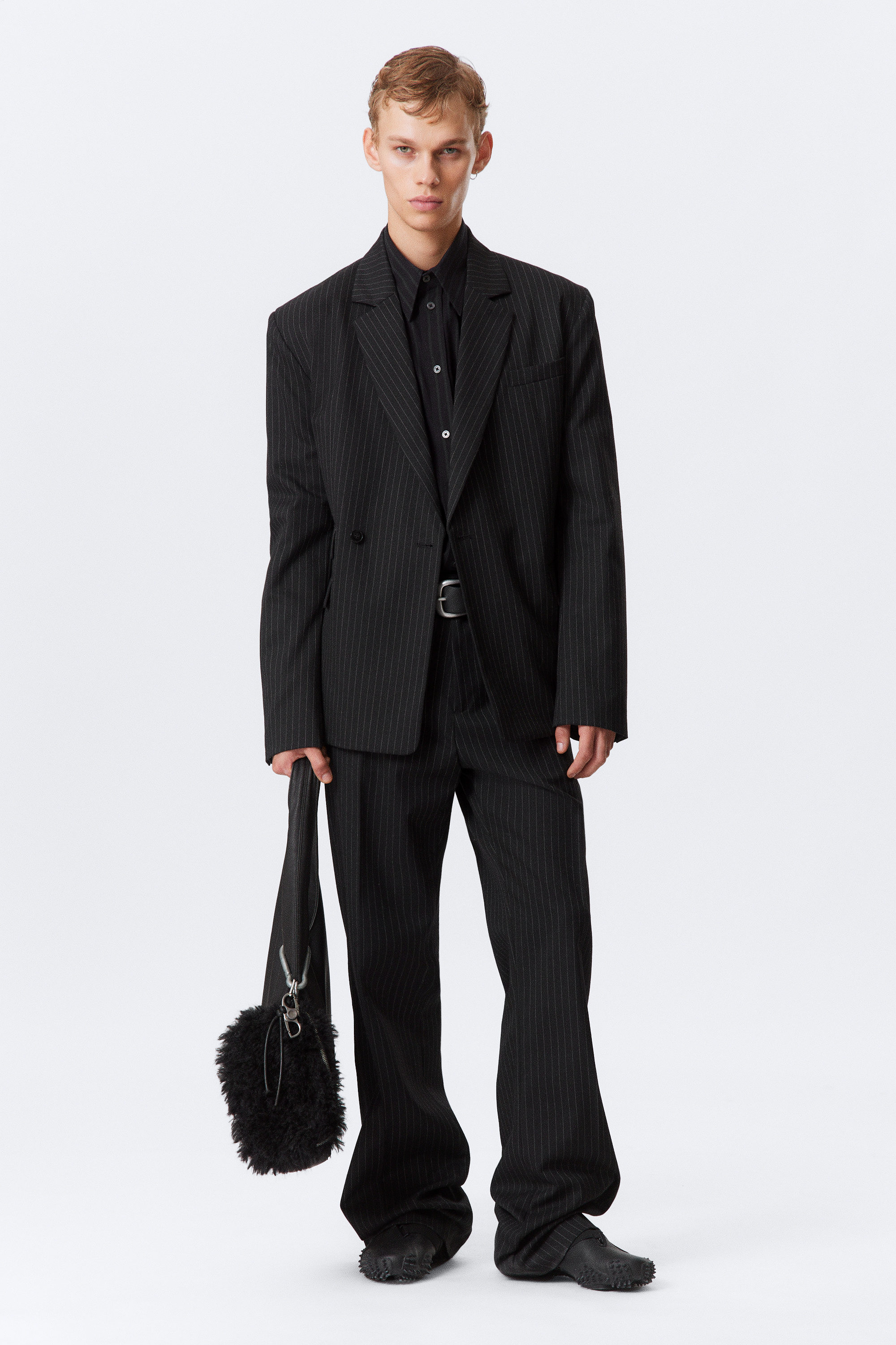 DOUBLE-BREASTED FITTED BLAZER - XNAUWBI