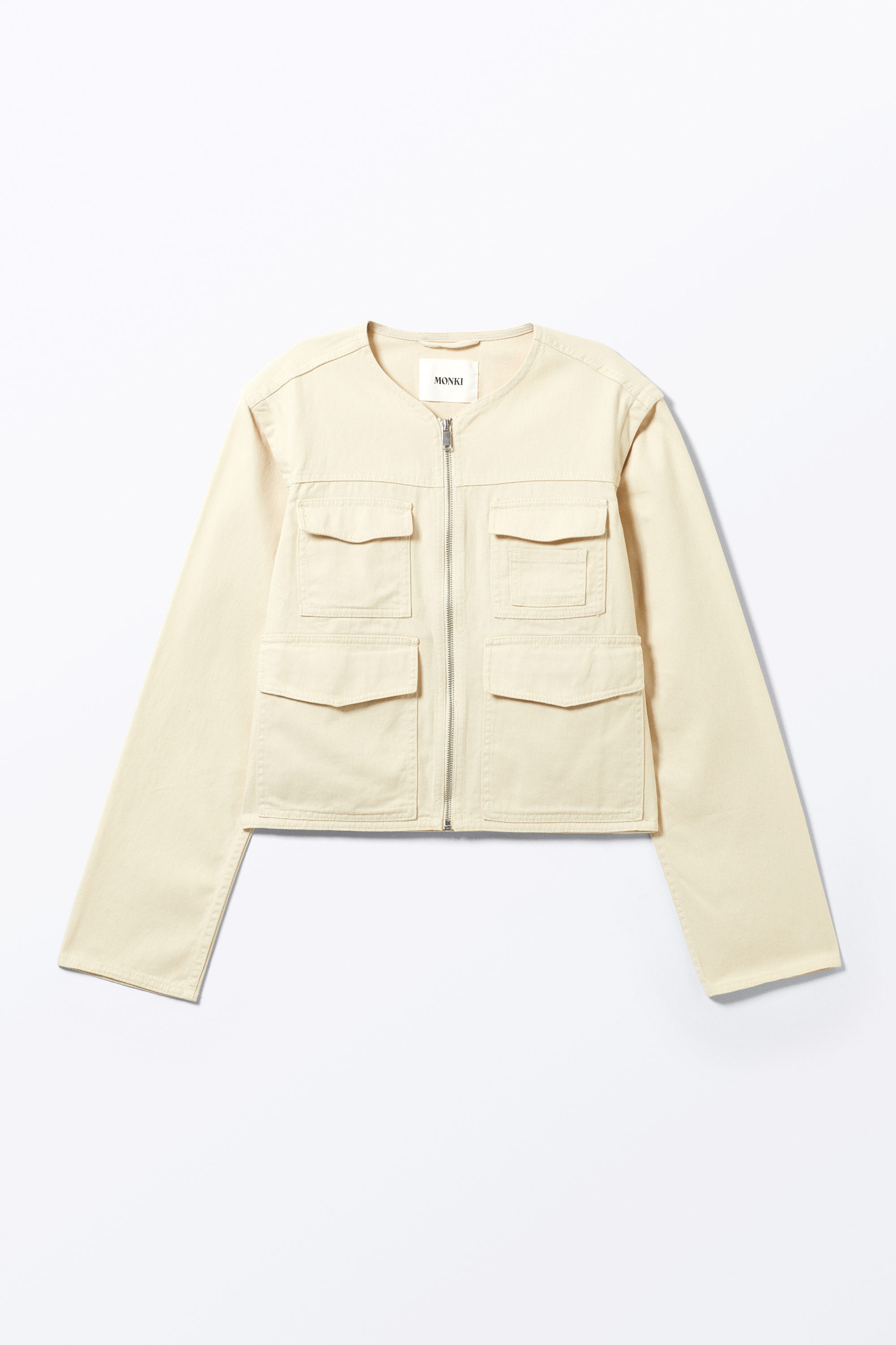 DETACHABLE SLEEVE COTTON JACKET - XNAUWBI