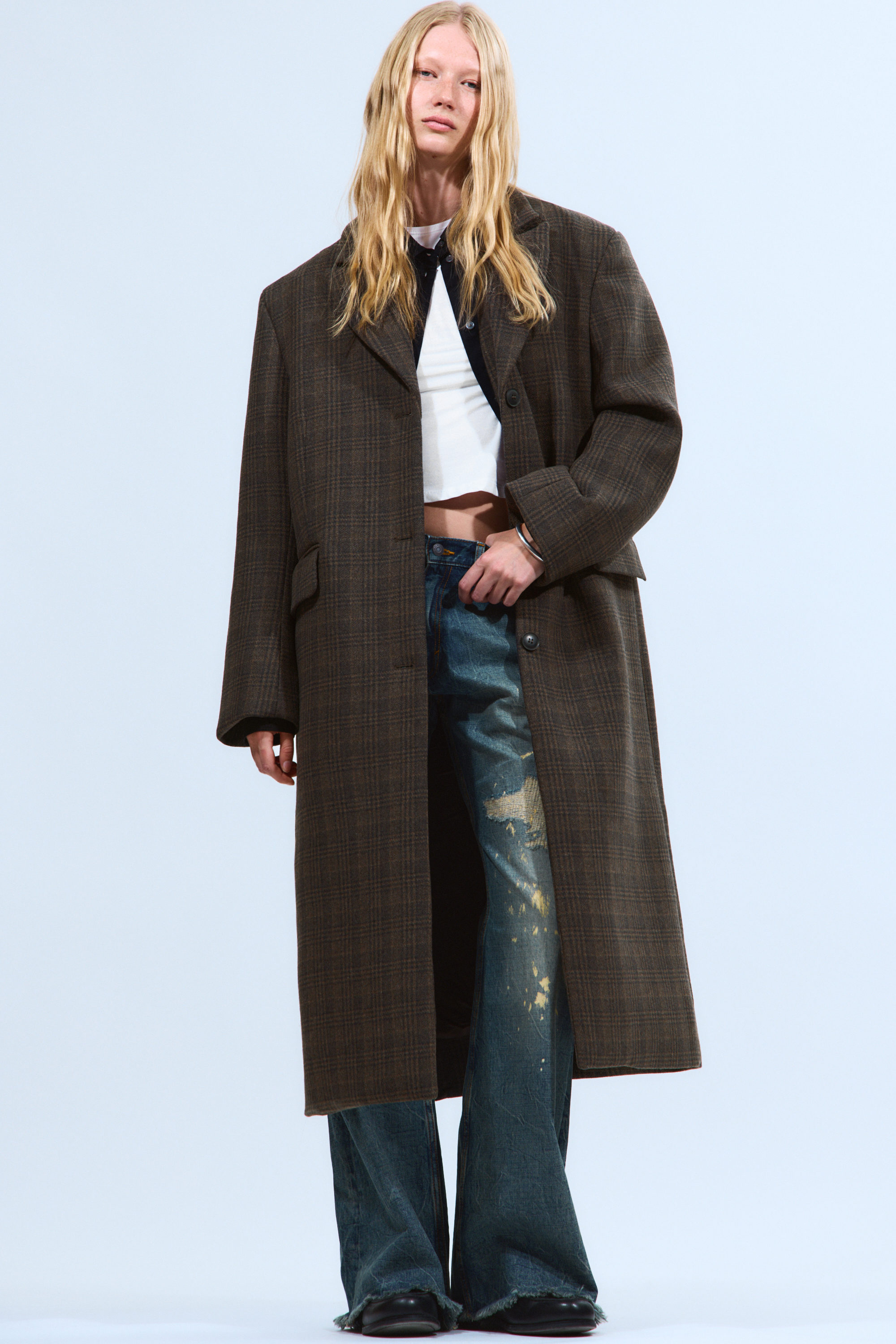OVERSIZED WOOL-BLEND COAT - XNAUWBI