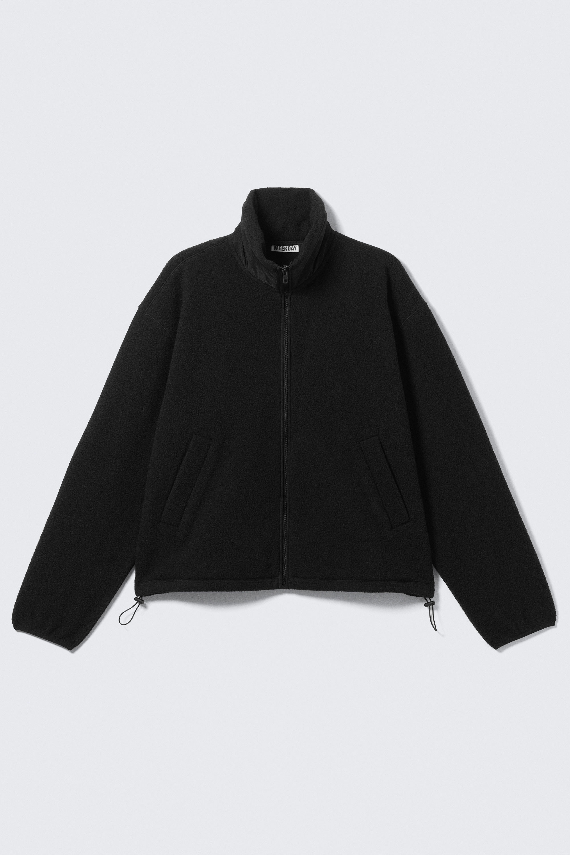 LOOSE FIT ZIP FLEECE JACKET - XNAUWBI