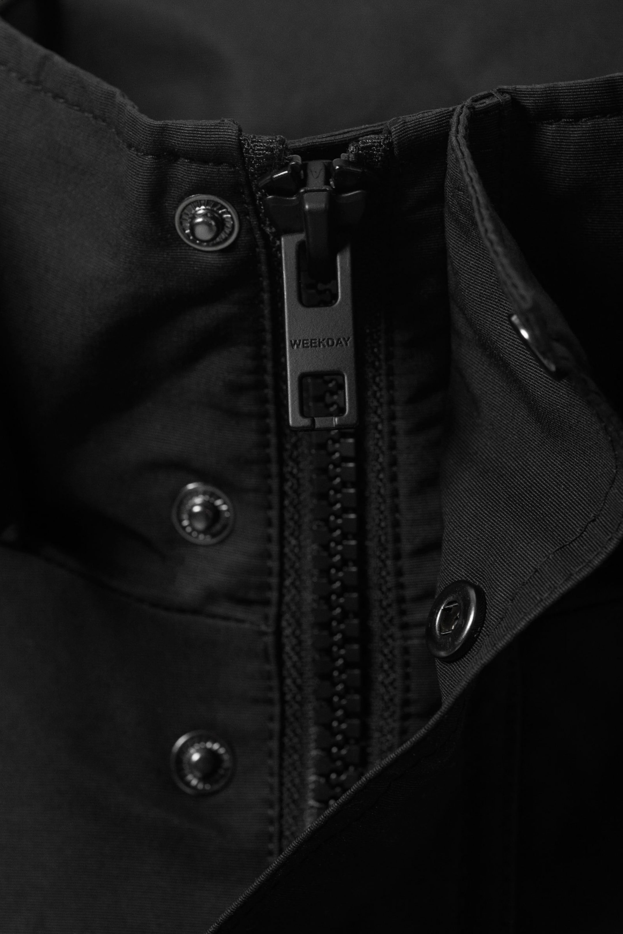 RELAXED FIT HOODED JACKET - XNAUWBI