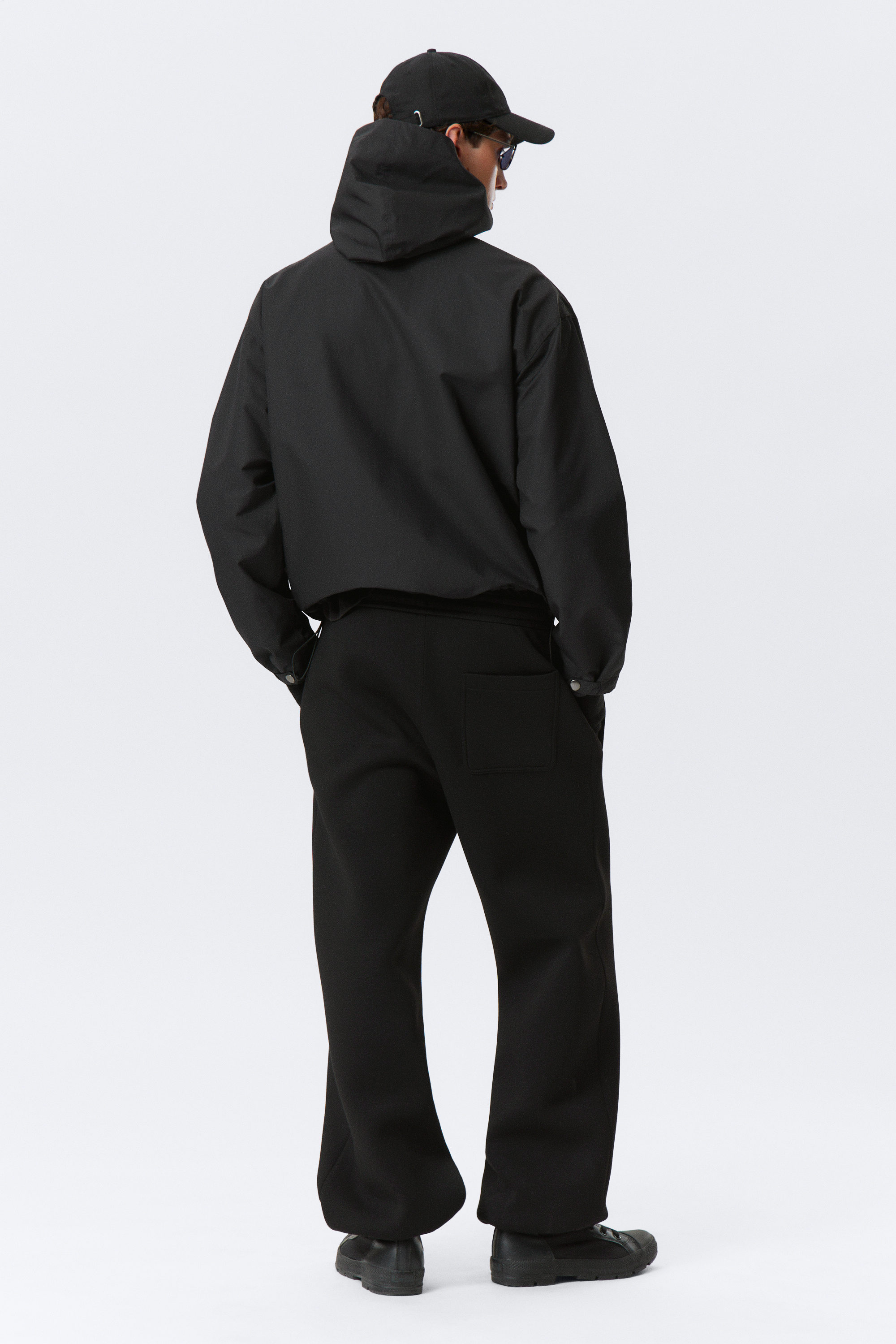 RELAXED FIT HOODED JACKET - XNAUWBI