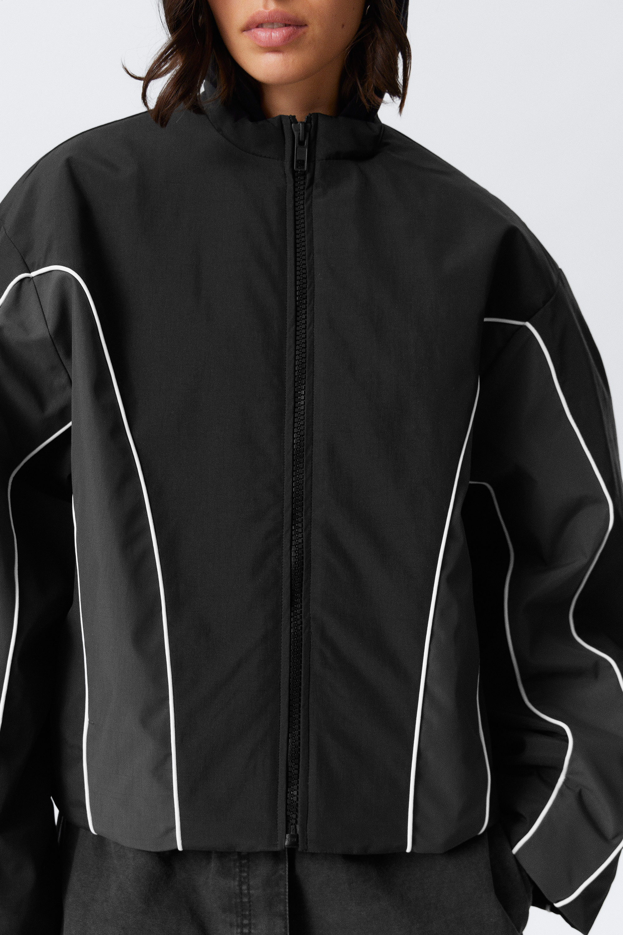 SPORTY PADDED COLOUR-BLOCK JACKET - XNAUWBI