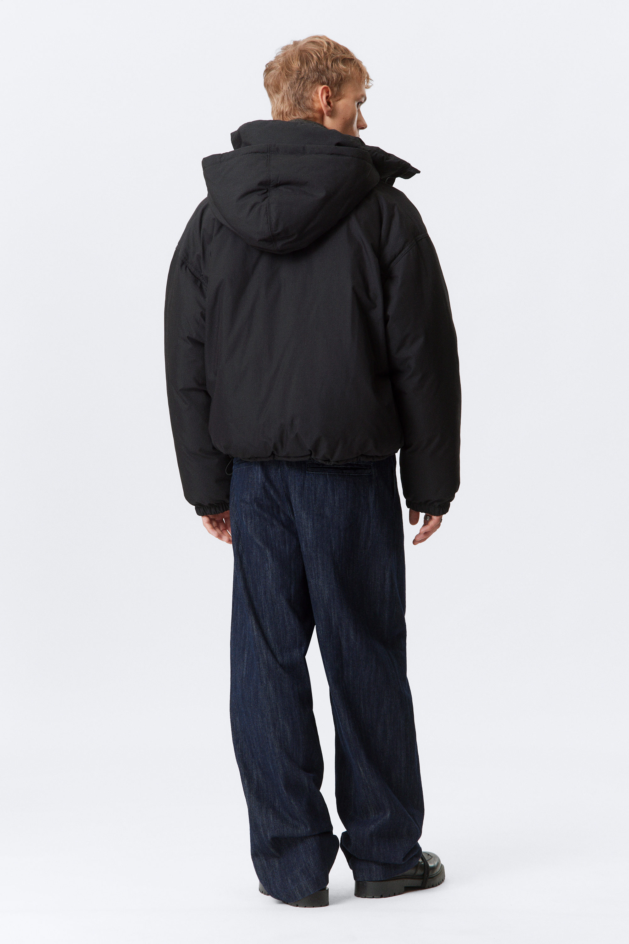 PADDED HOODED PUFFER JACKET - XNAUWBI