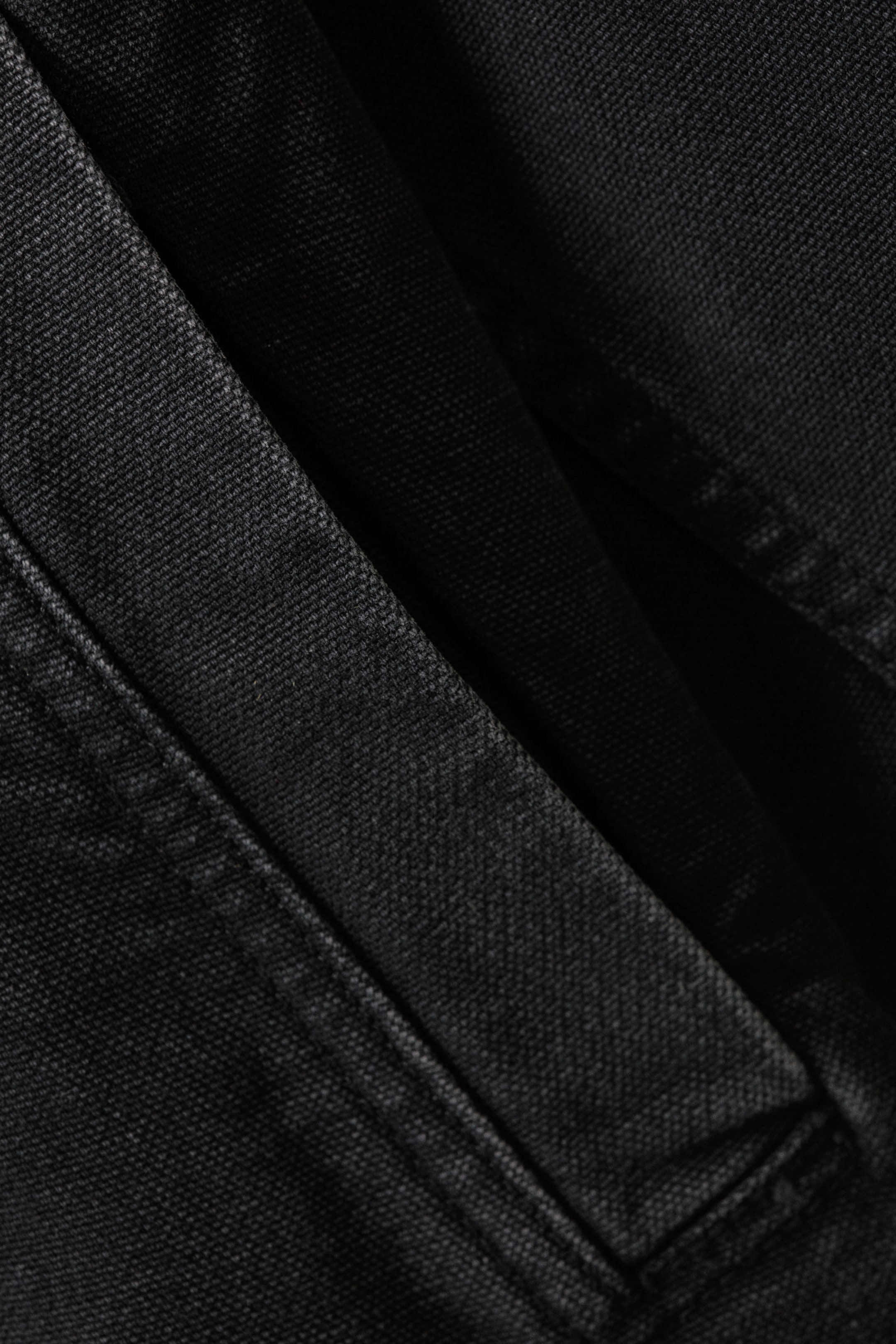 WASHED COTTON CANVAS ZIP-UP JACKET - XNAUWBI