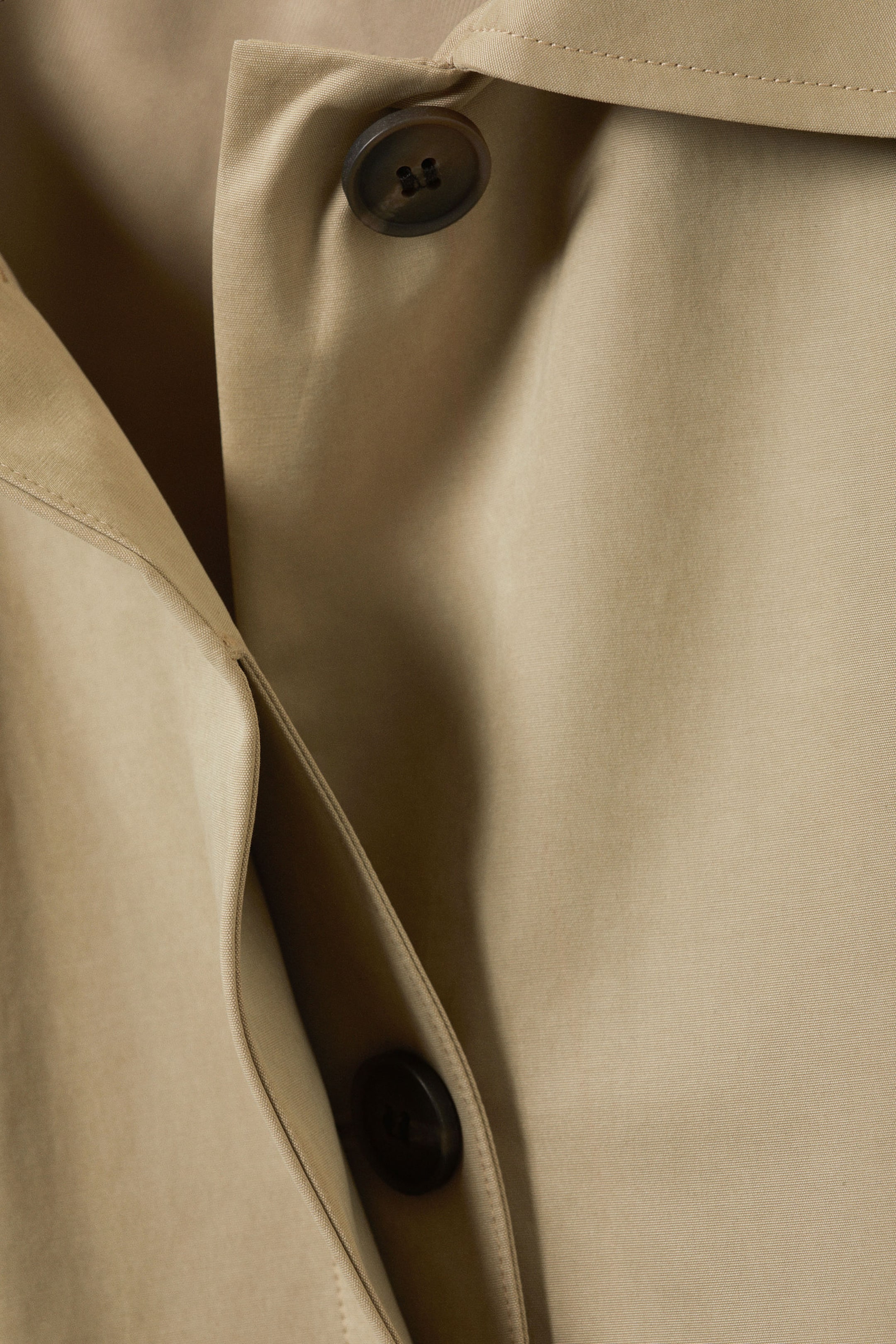 SINGLE-BREASTED OVERSIZED CAR COAT - XNAUWBI