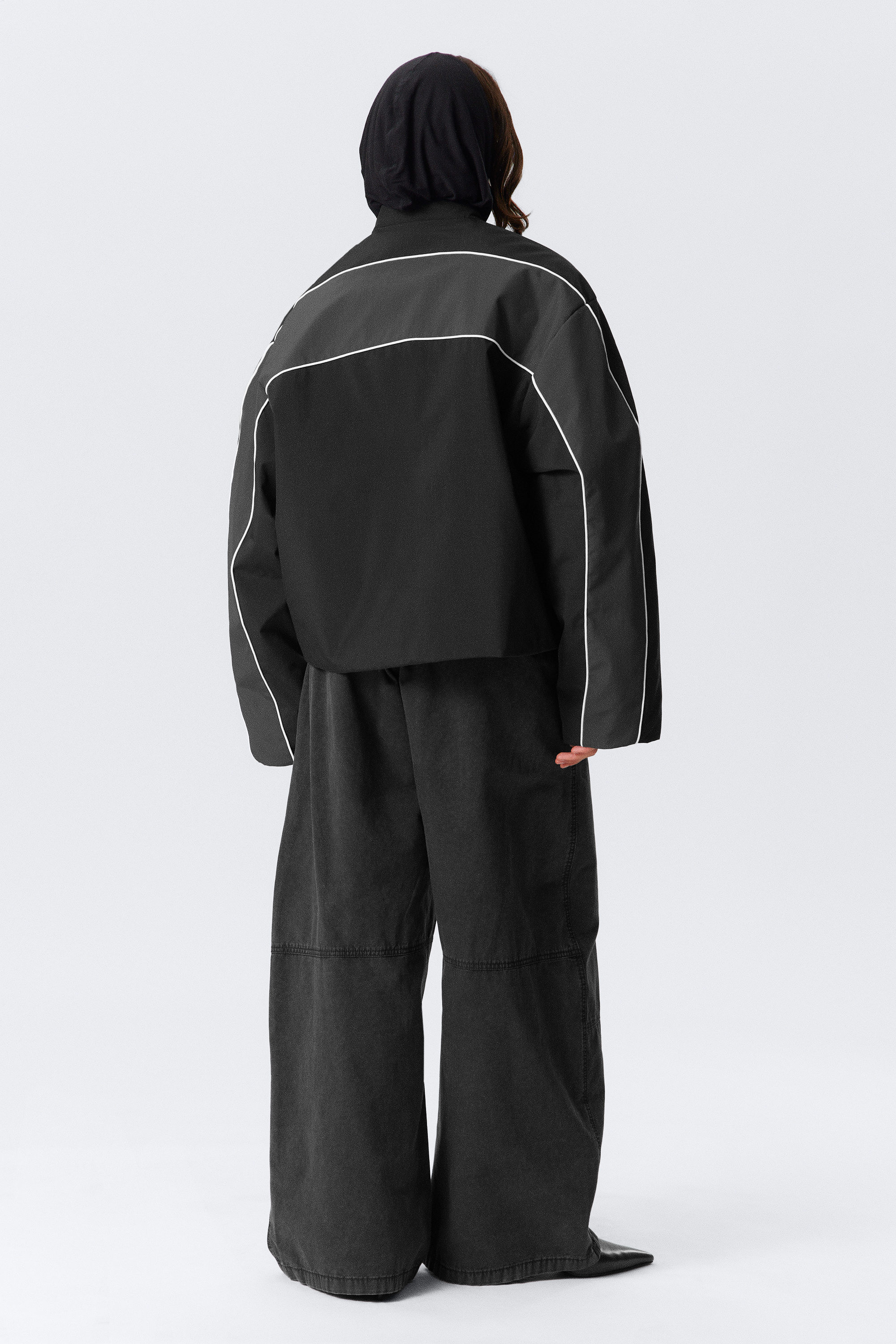 SPORTY PADDED COLOUR-BLOCK JACKET - XNAUWBI