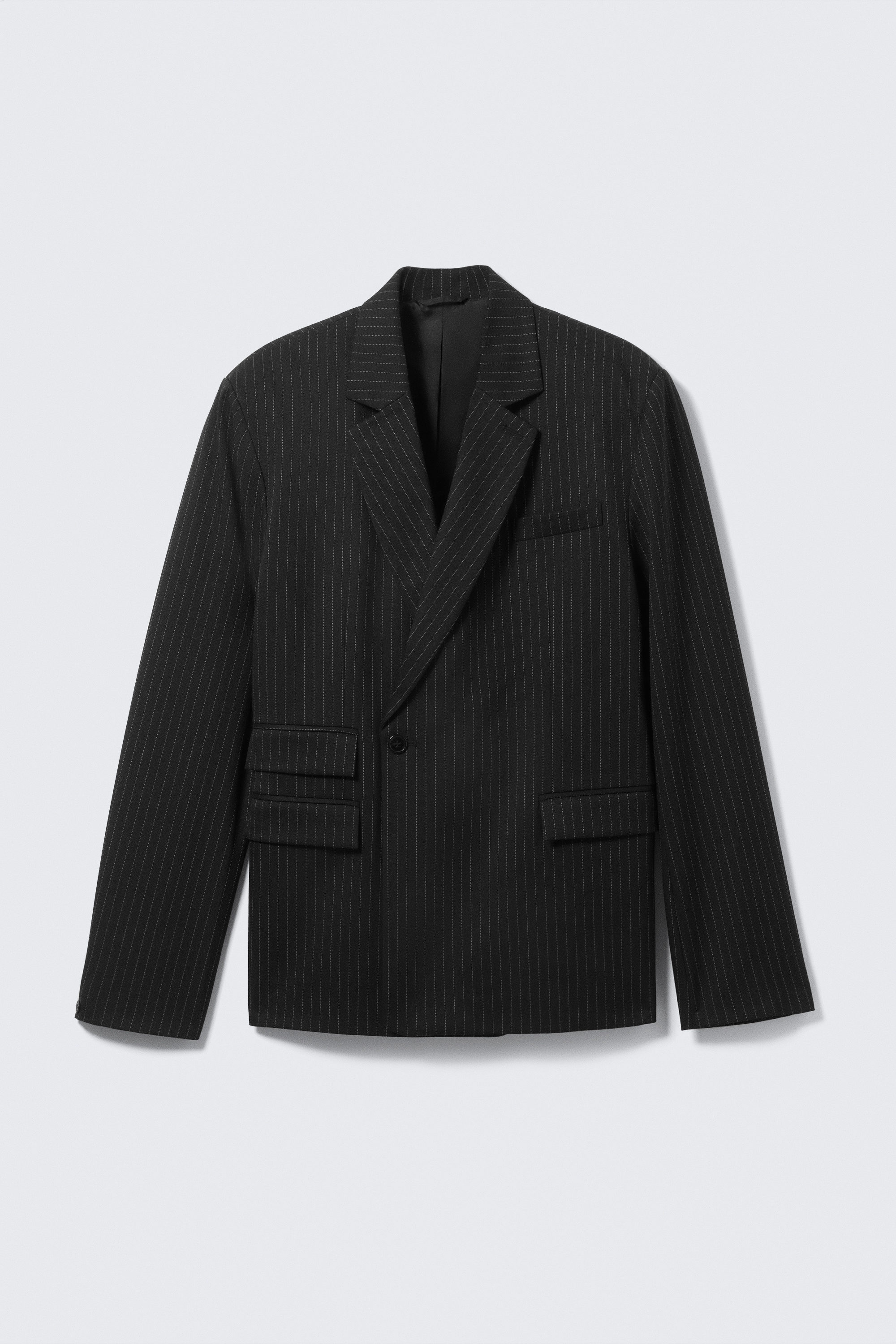 DOUBLE-BREASTED FITTED BLAZER - XNAUWBI