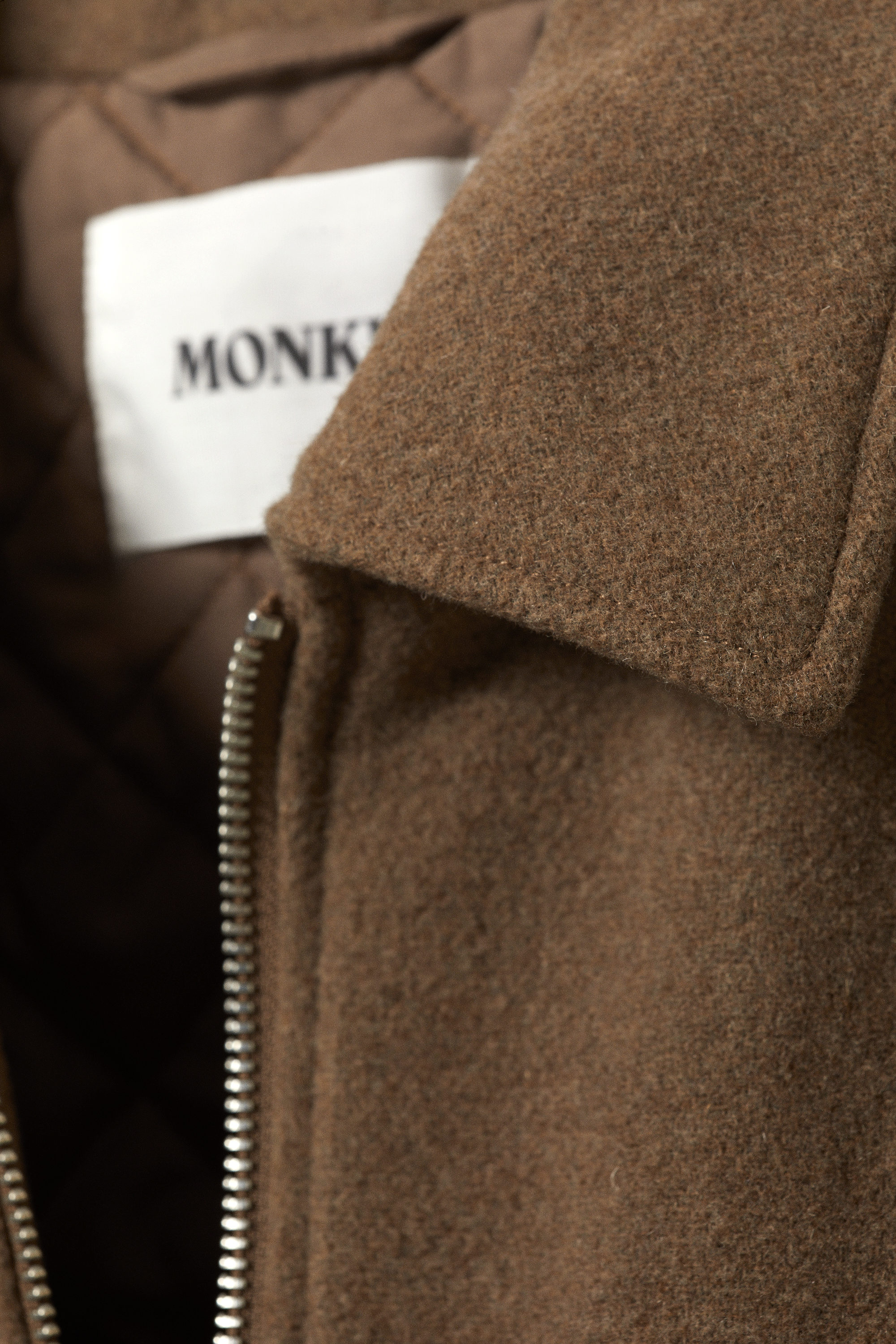 CROPPED BOXY ZIP JACKET - XNAUWBI