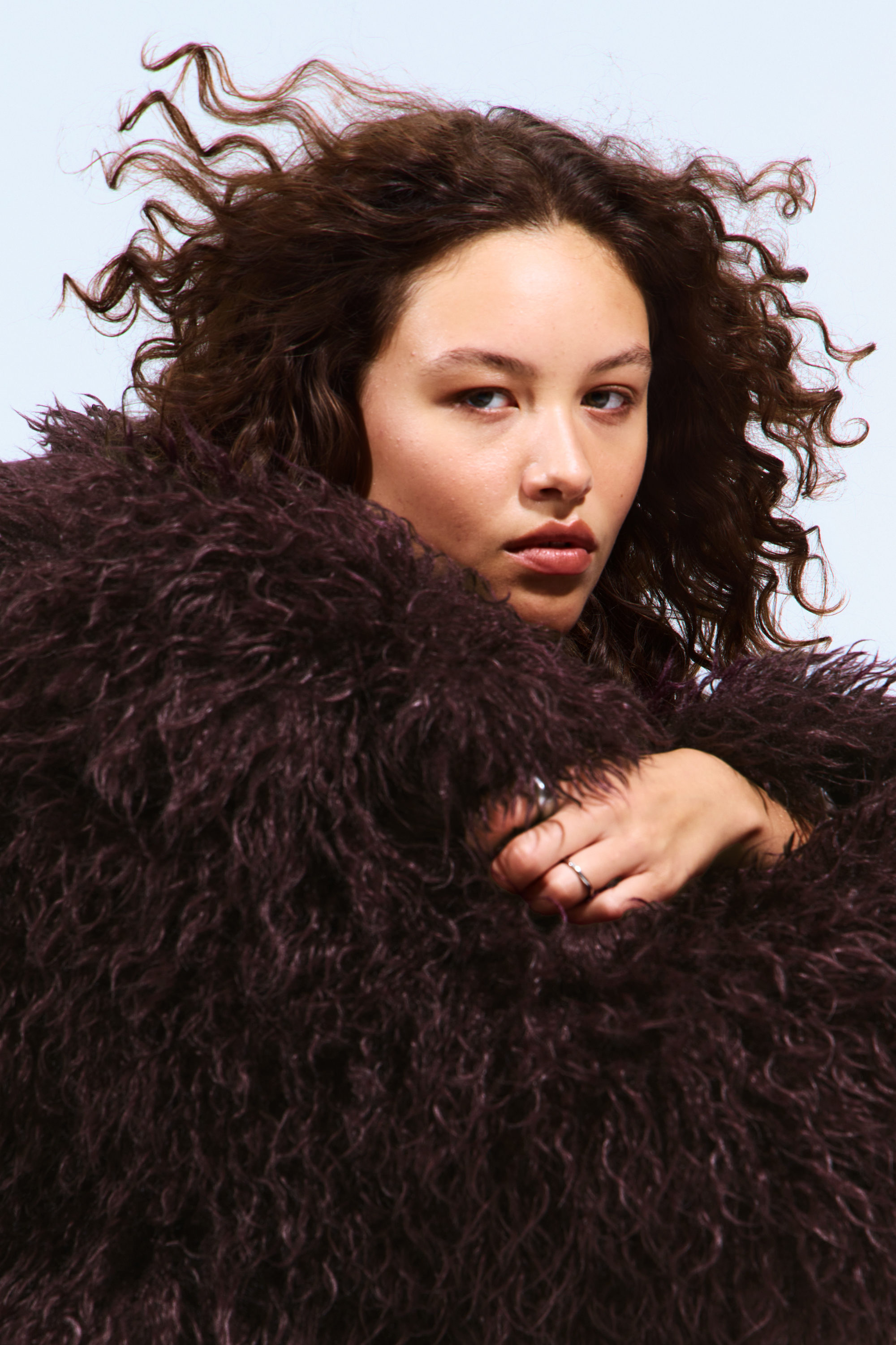 FAUX FUR JACKET - XNAUWBI