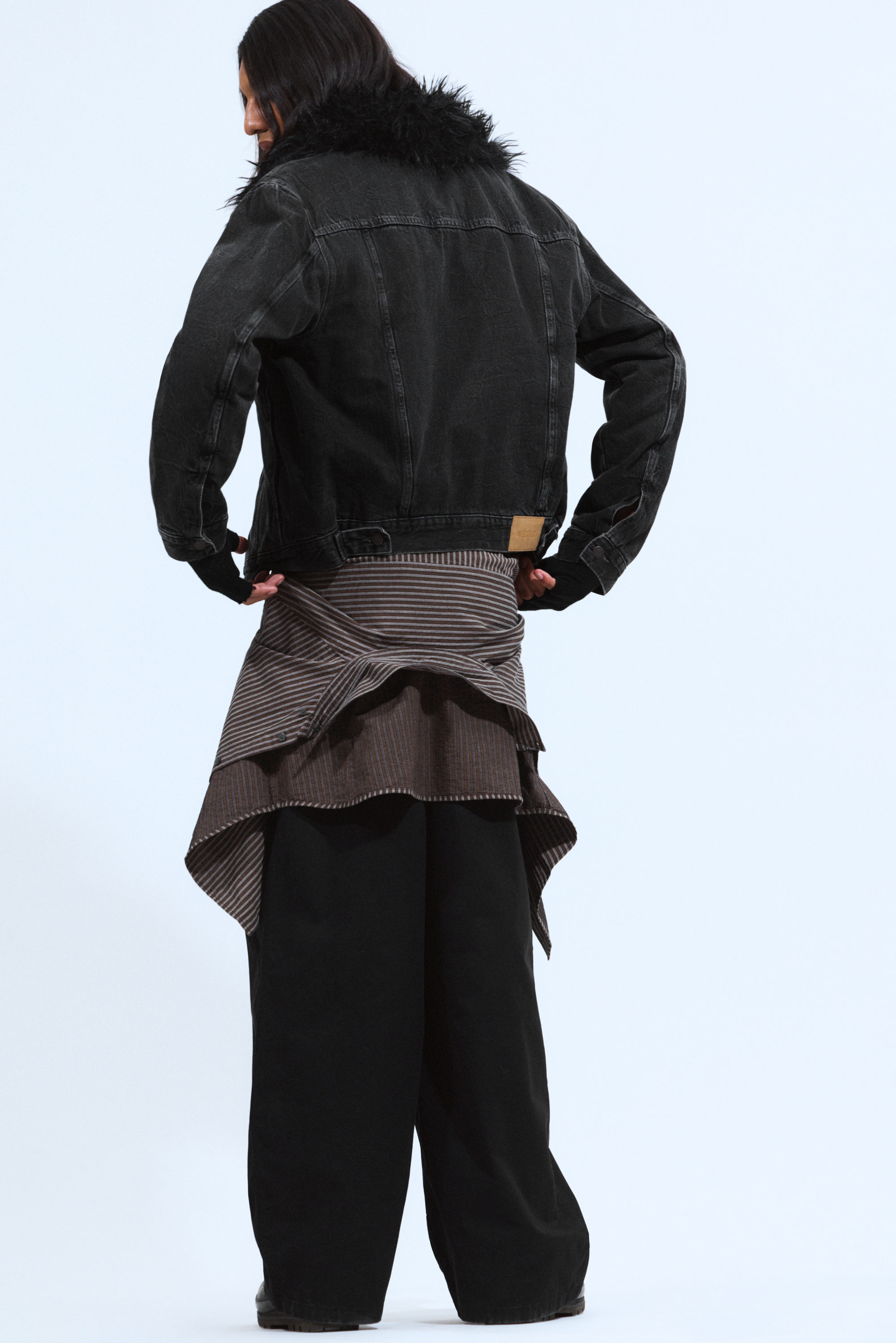 PADDED DENIM JACKET - XNAUWBI