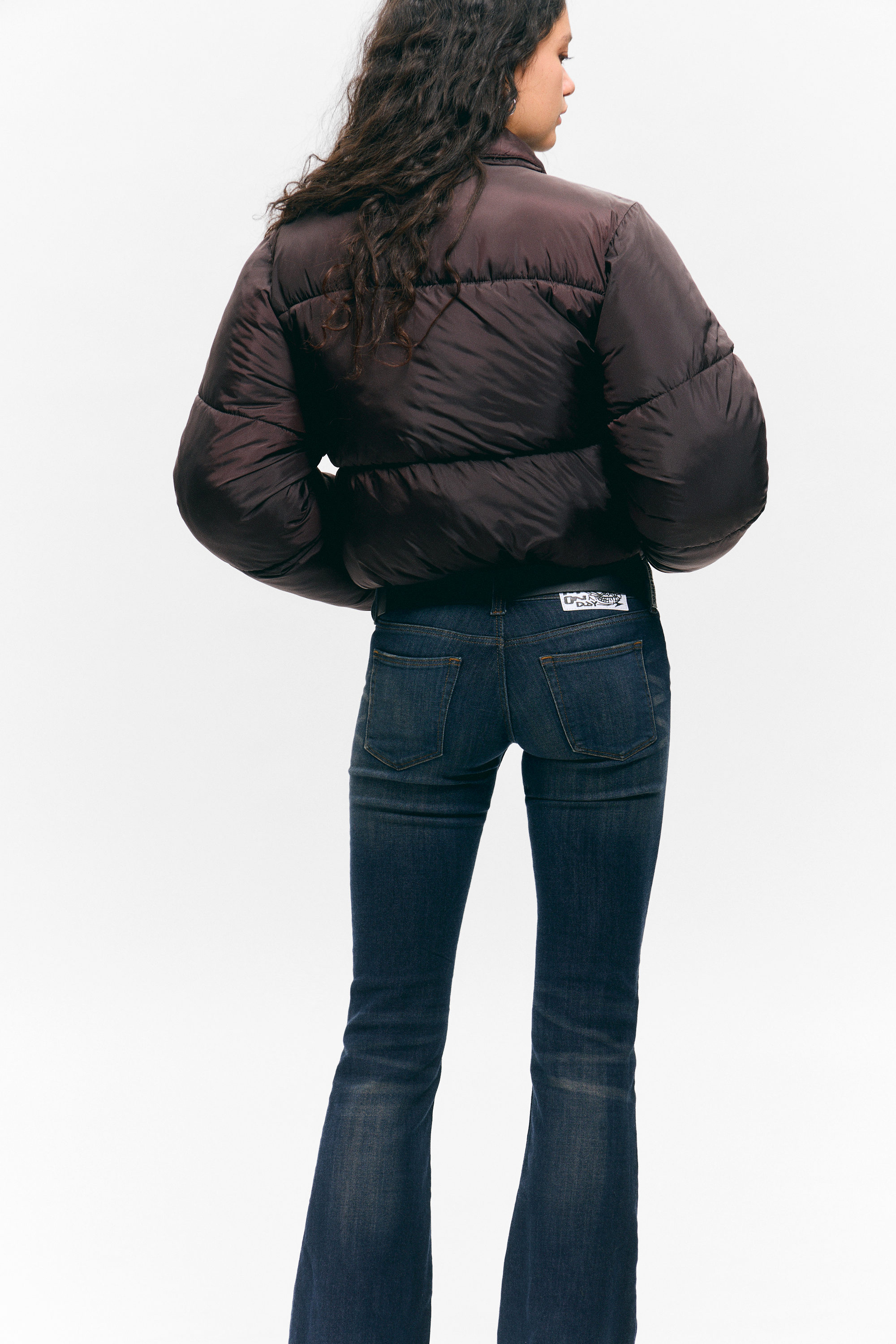 COLLARED PUFFER JACKET - XNAUWBI