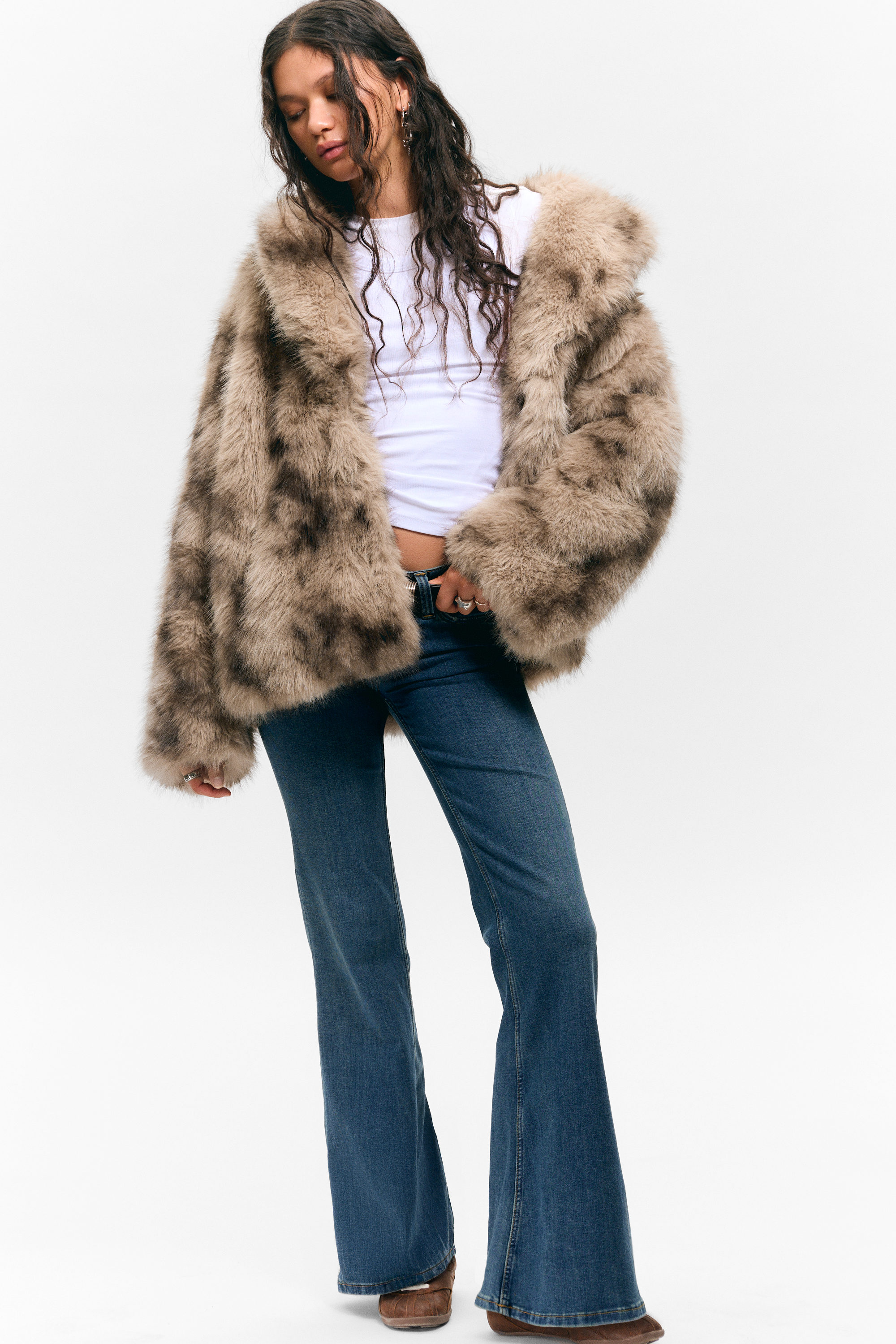 FAUX FUR JACKET - XNAUWBI