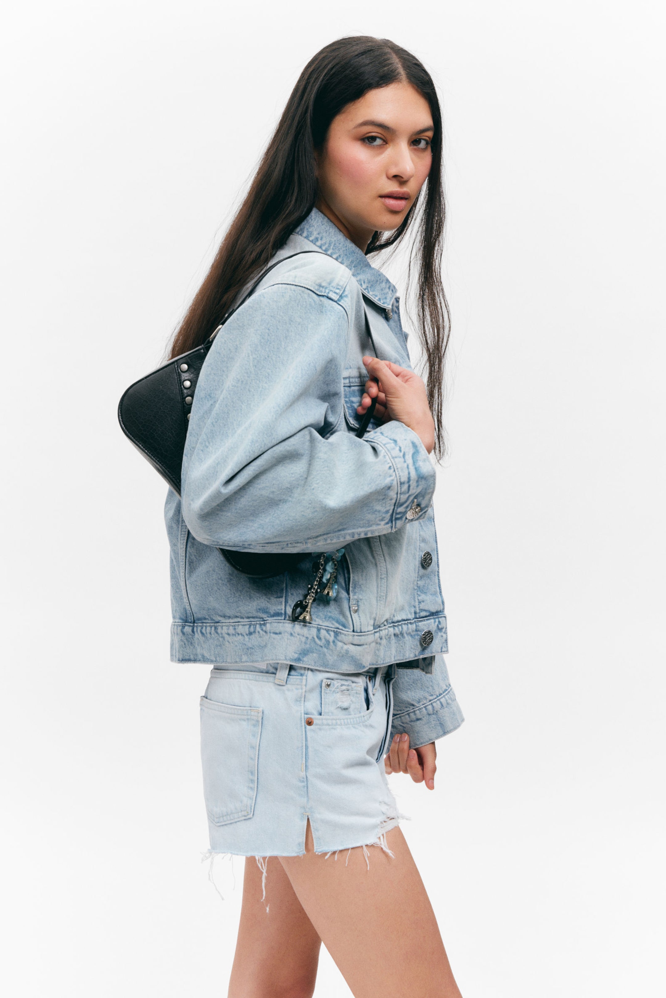 OVERSIZED STRUCTURED DENIM JACKET - XNAUWBI