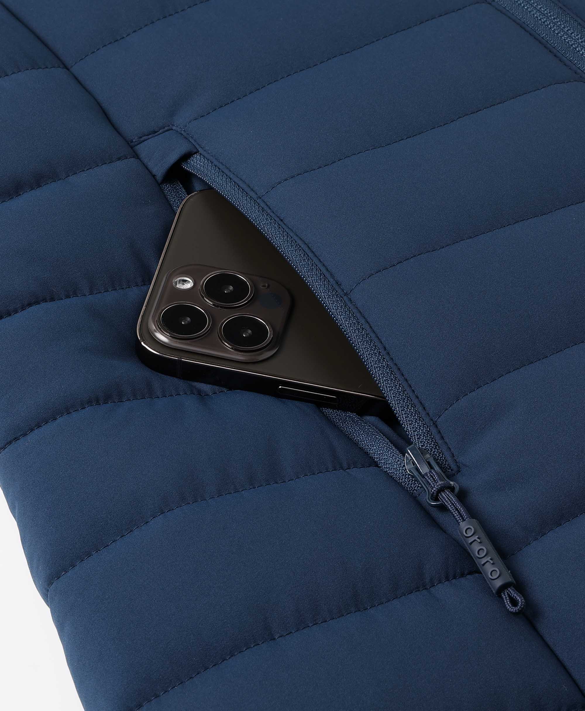 Tribeca Women's Heated Long Puffer Vest - XNAUWBI