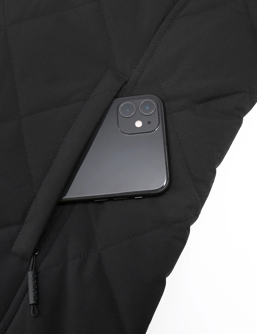 Women's Heated Quilted Vest - Black - XNAUWBI