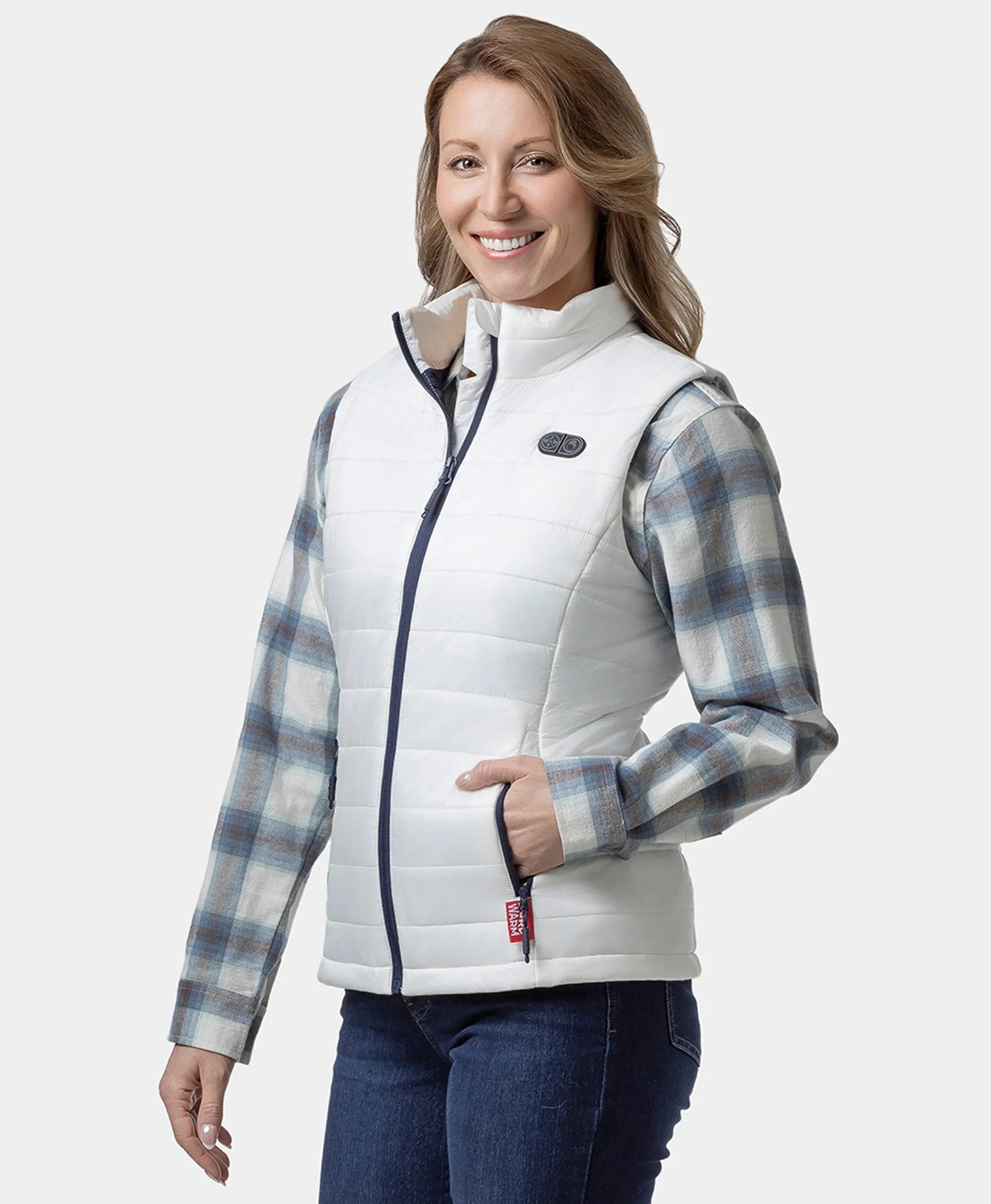SureWarm® Women's 7-Zone Dual-Control Classic Pro Heated Vest - XNAUWBI