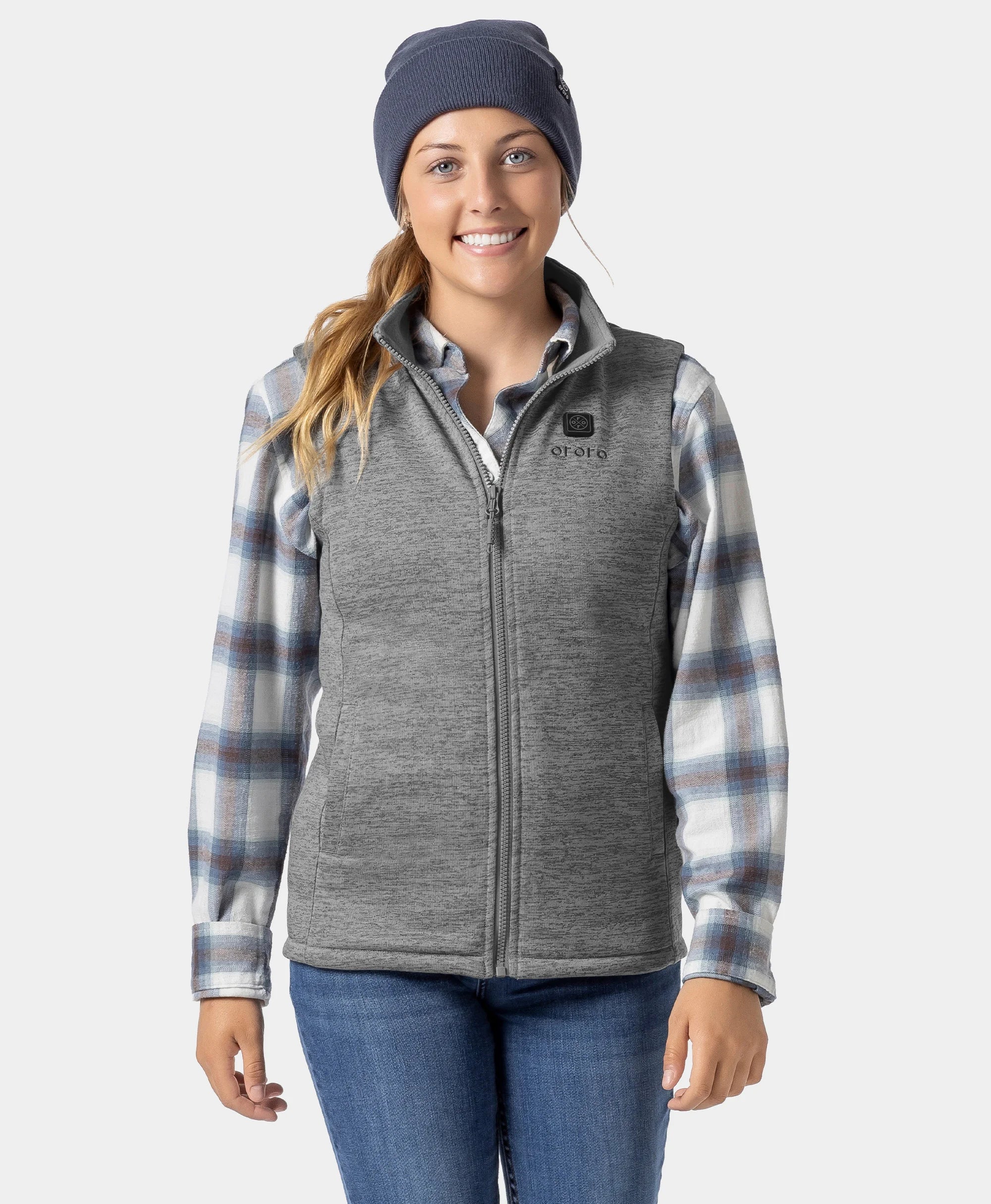 Women's Heated Fleece Vest (2025) - XNAUWBI