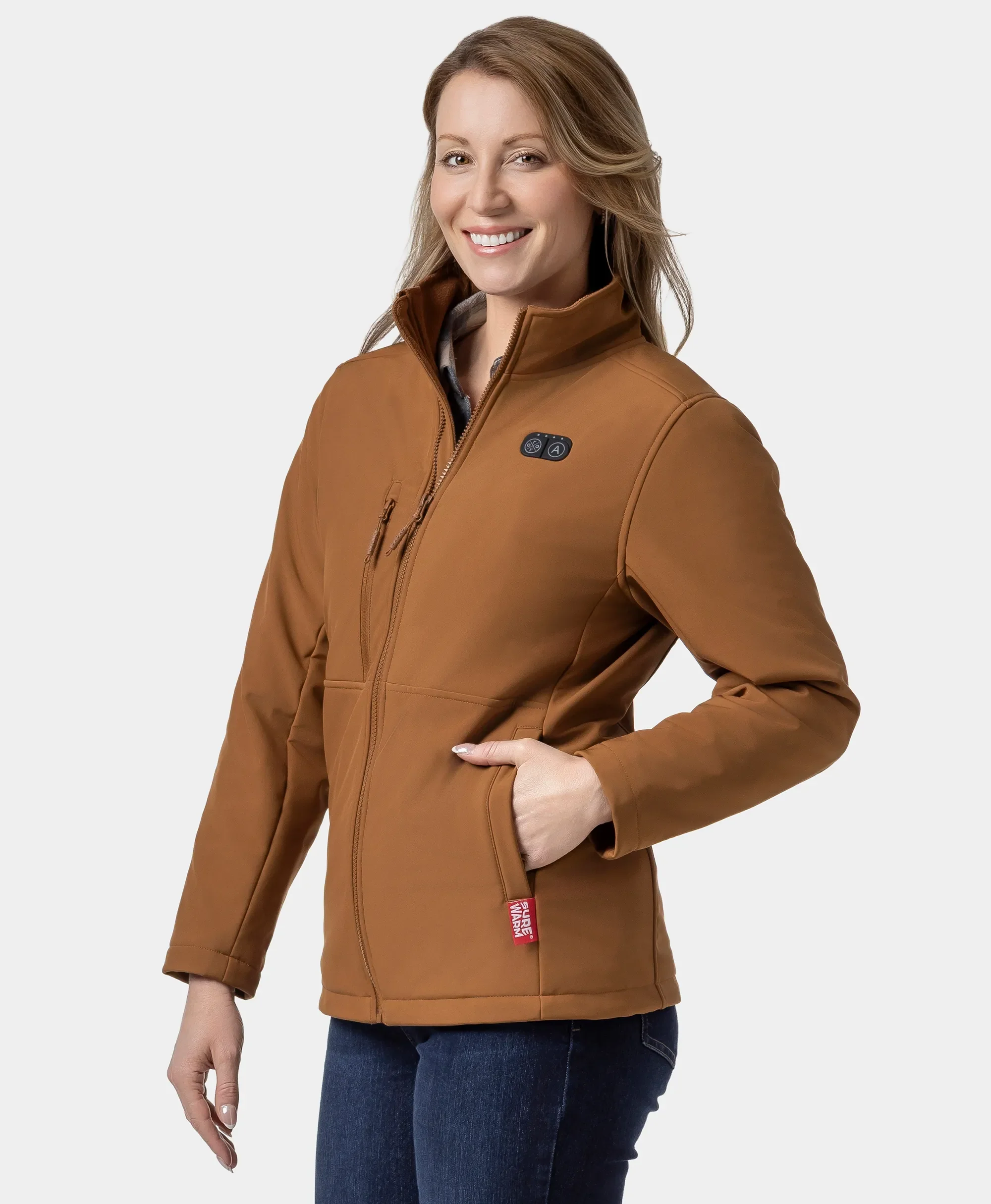 Maverick SureWarm® Women's 6-Zone Dual-Control Heated Softshell Jacket - XNAUWBI