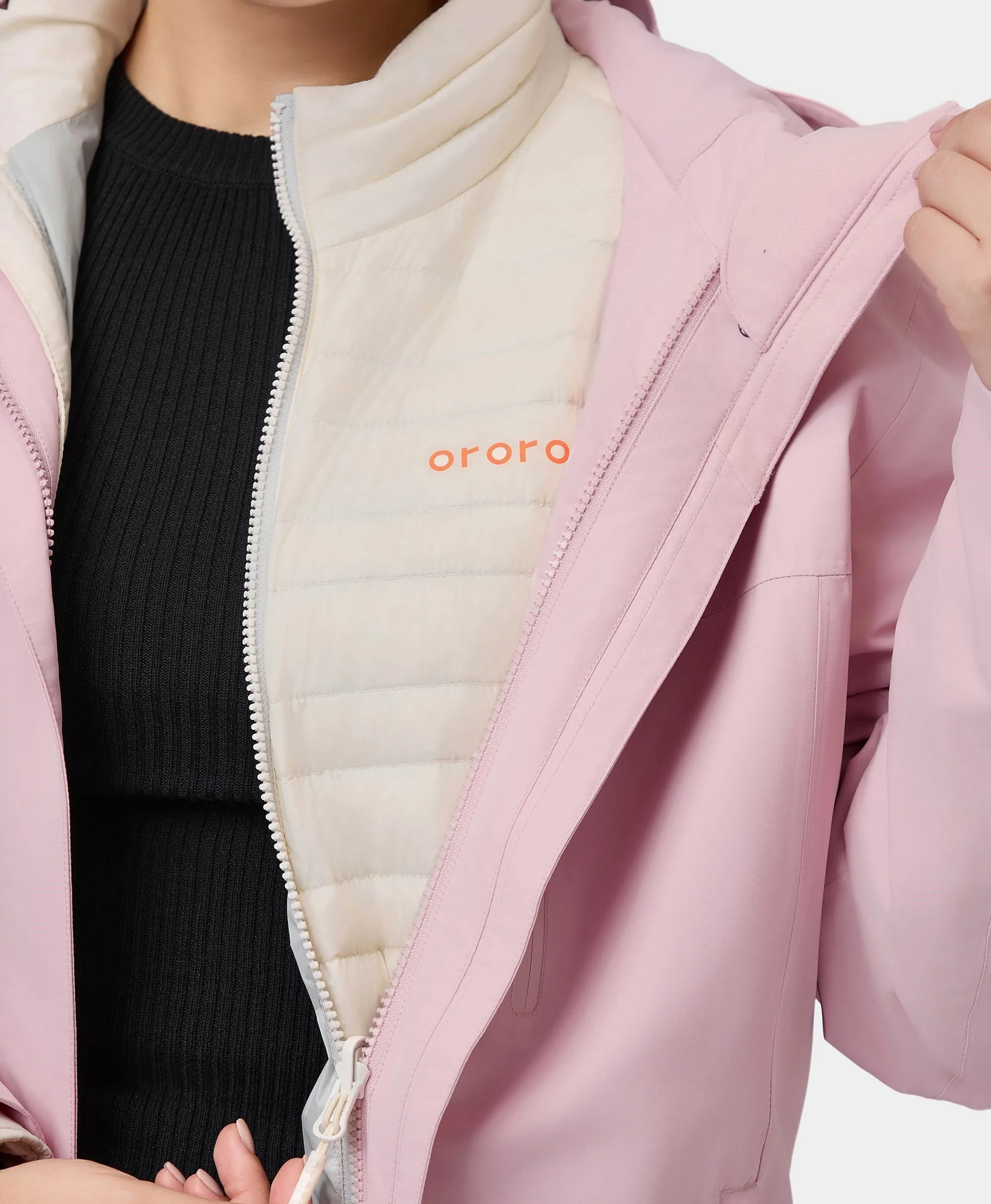 River Ridge Women's 3-in-1 Heated Jacket with Down Liner - XNAUWBI