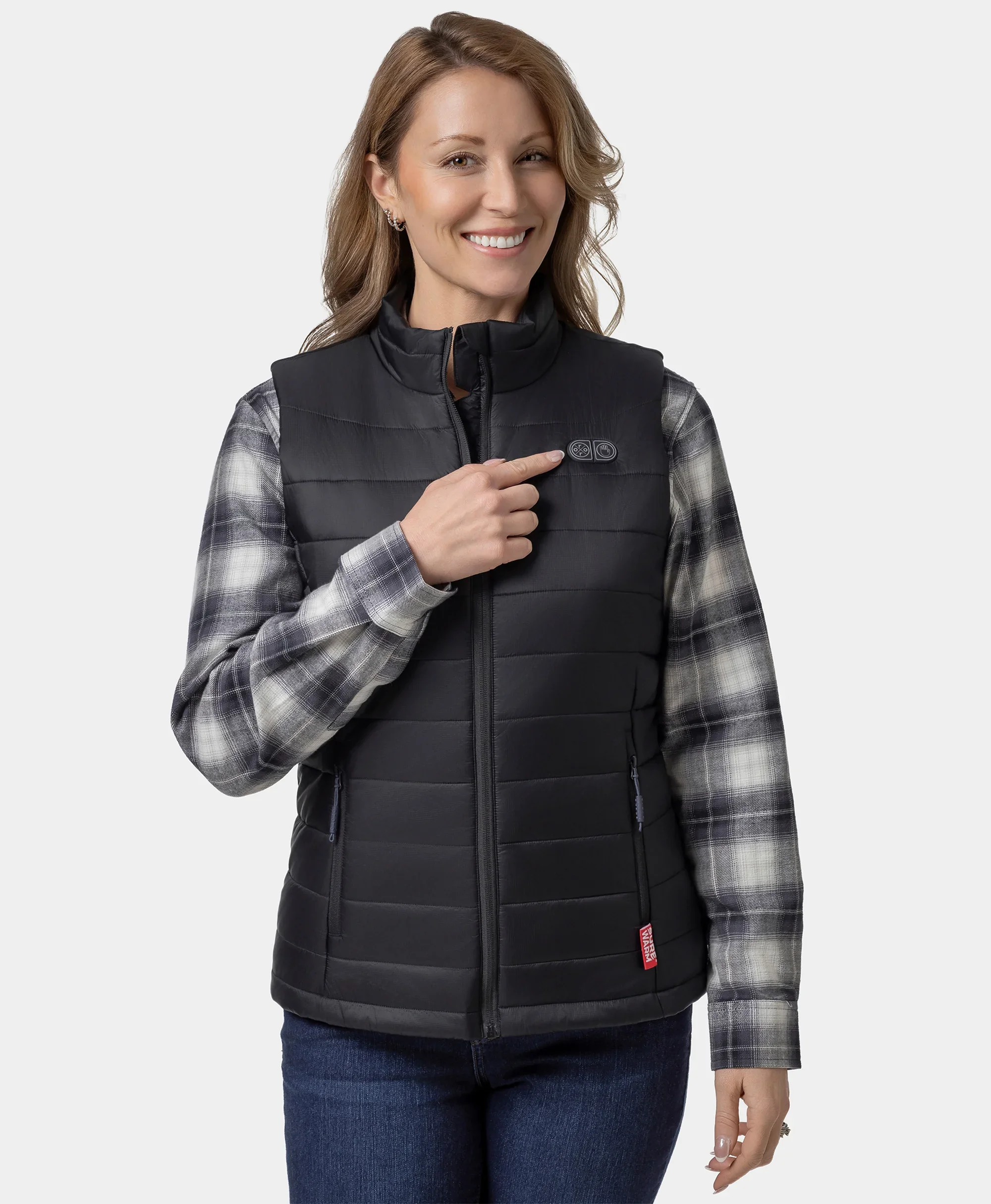 SureWarm® Women's 7-Zone Dual-Control Classic Pro Heated Vest - XNAUWBI
