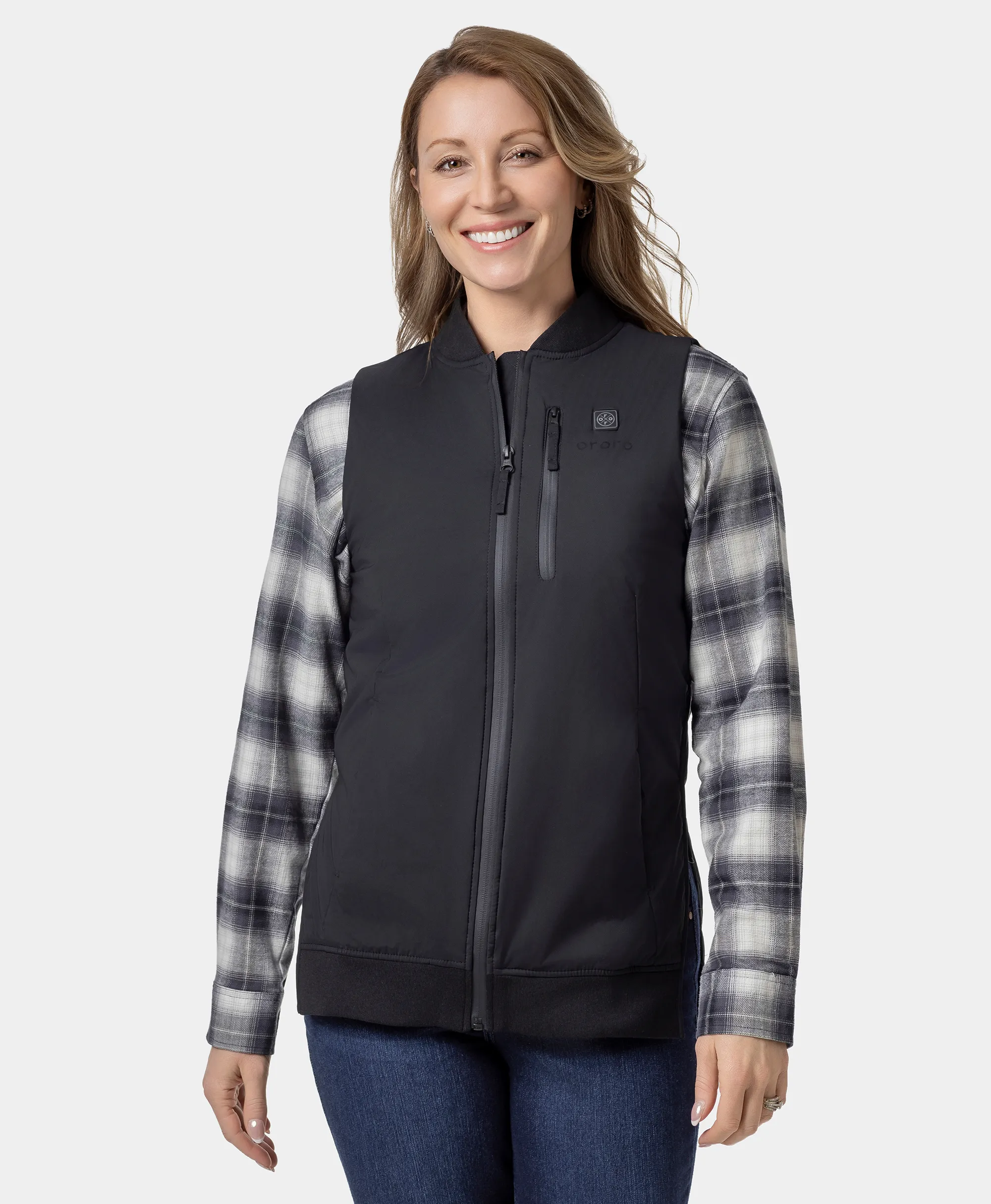 Blair Women's Heated Long Bomber Vest  (Final Sale) - XNAUWBI