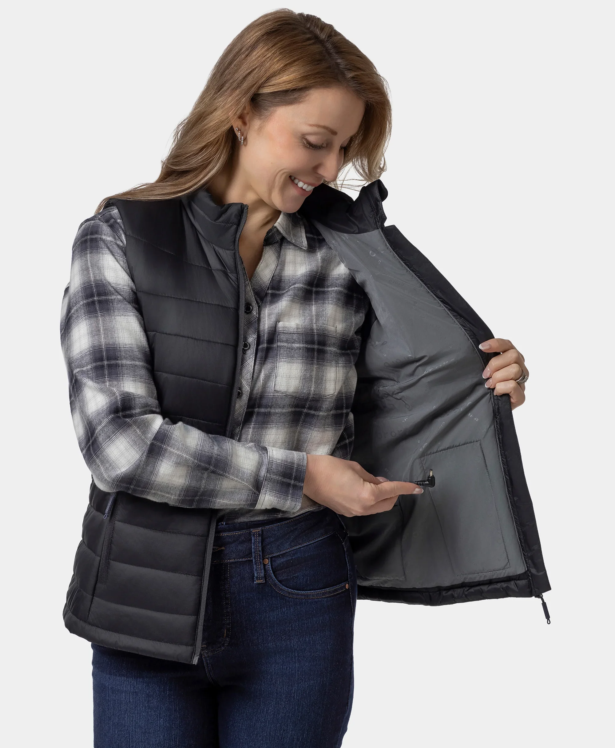 SureWarm® Women's 7-Zone Dual-Control Classic Pro Heated Vest - XNAUWBI