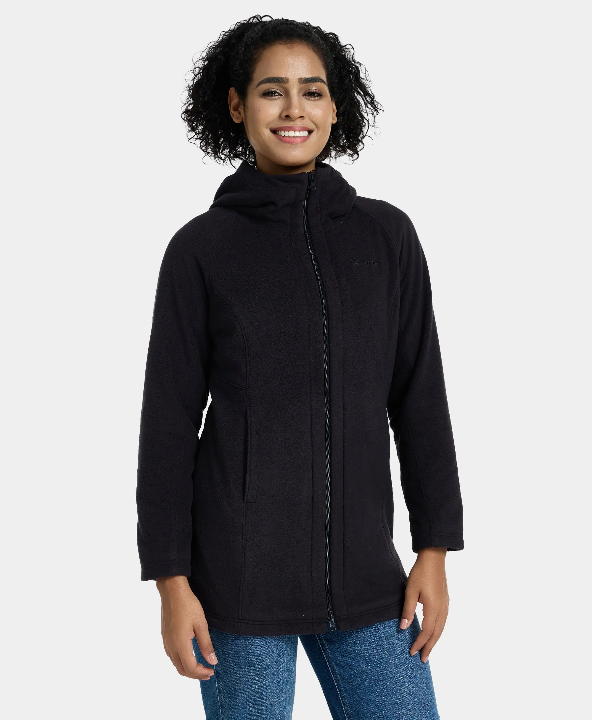 Felicity Women's Heated Fleece Hoodie Jacket - XNAUWBI