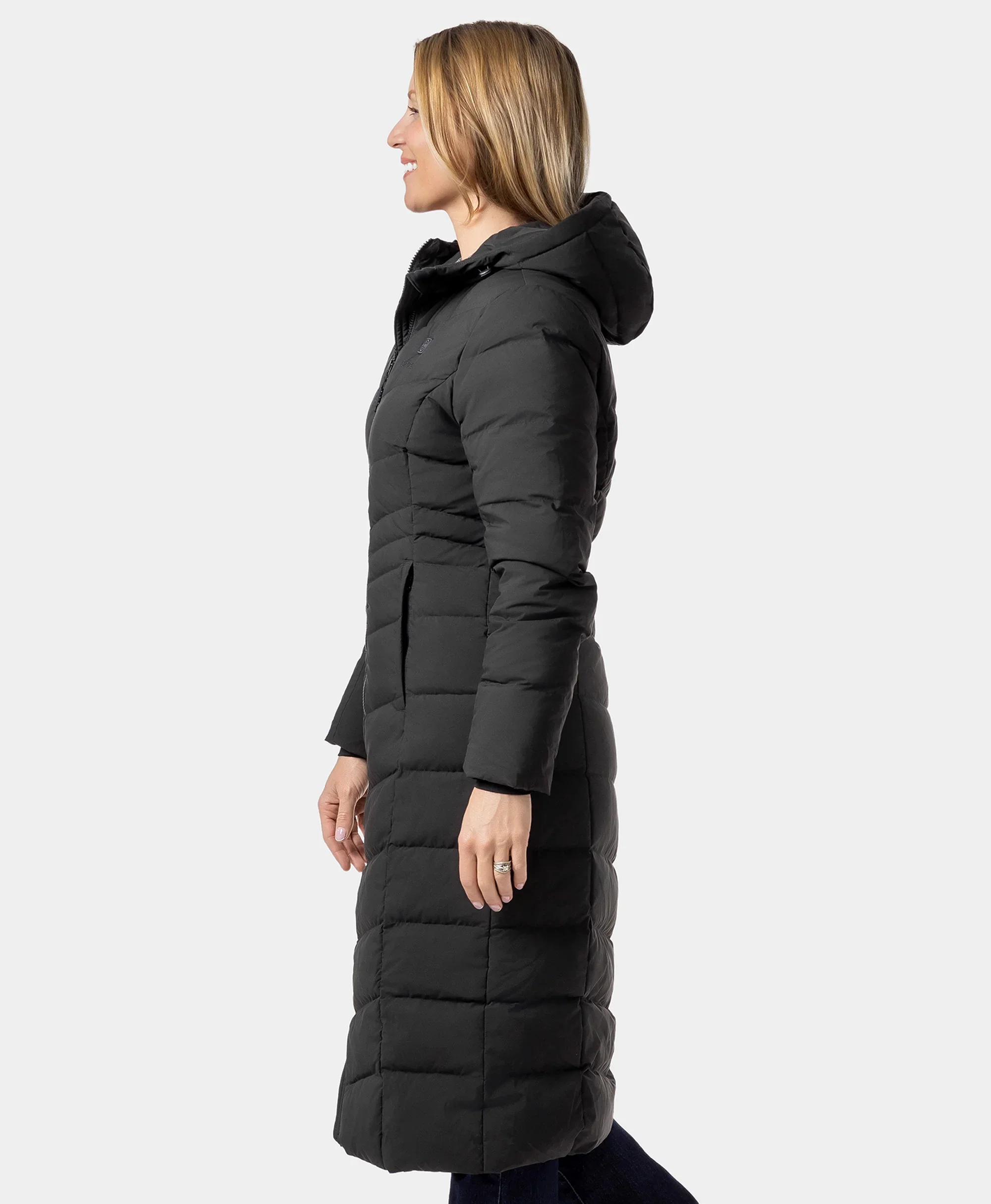 SOHO Women's Heated Down Parka Jacket - XNAUWBI