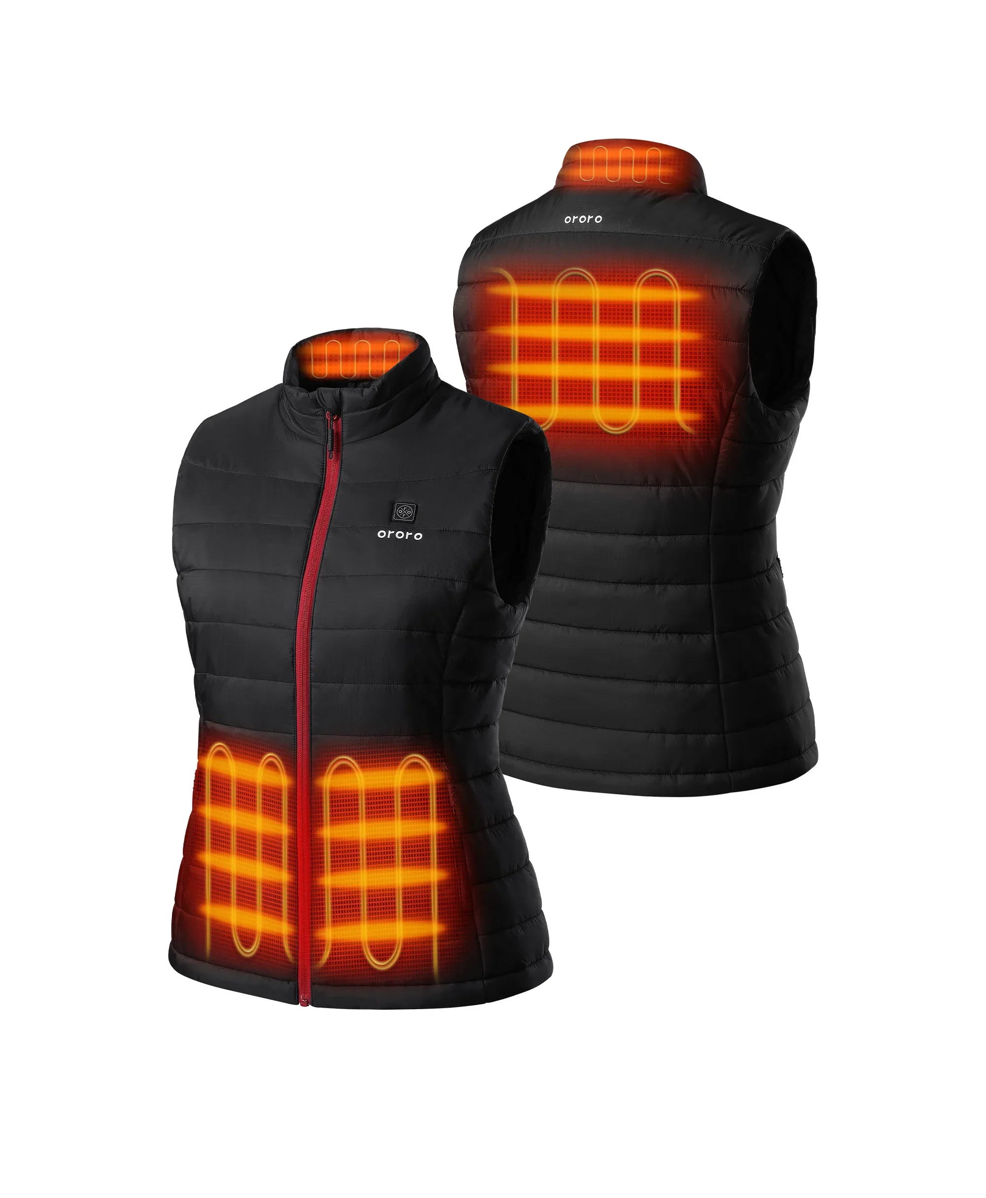 Women's Classic Heated Vest - Black - XNAUWBI