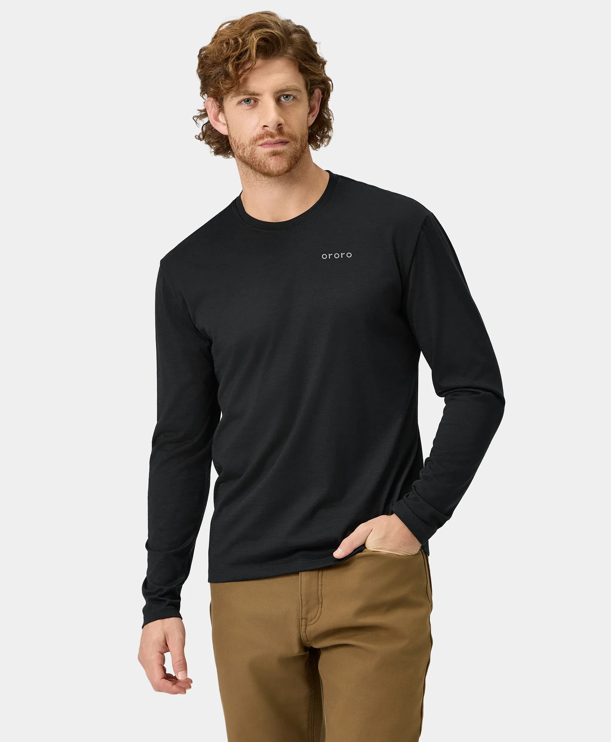 Aoraki Unisex Merino Wool Blend Baselayer - Black - XNAUWBI