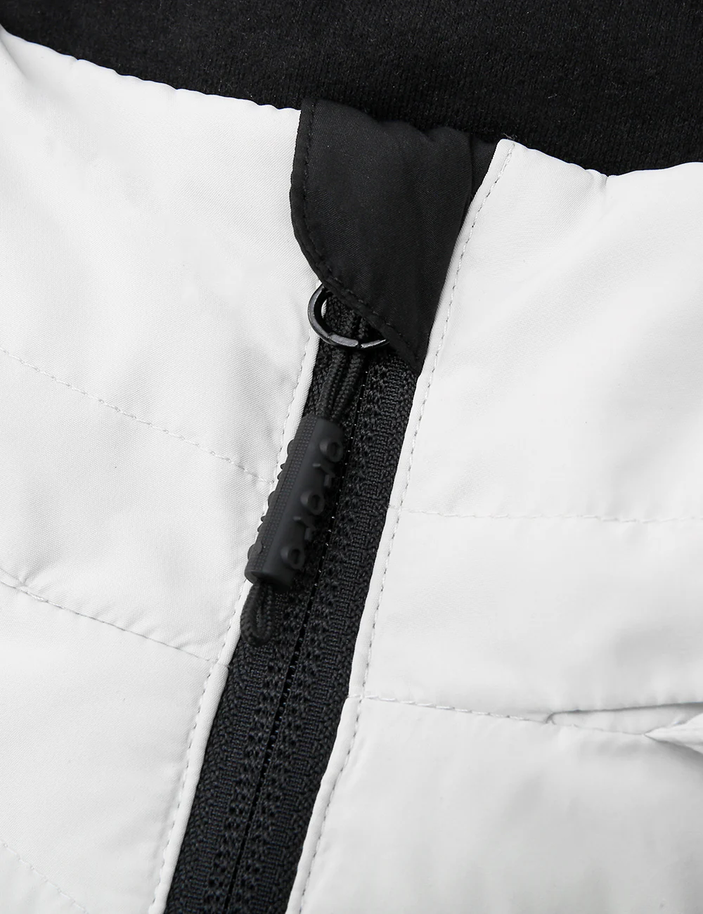Cloudland Women's Heated Down Jacket - White/Black - XNAUWBI