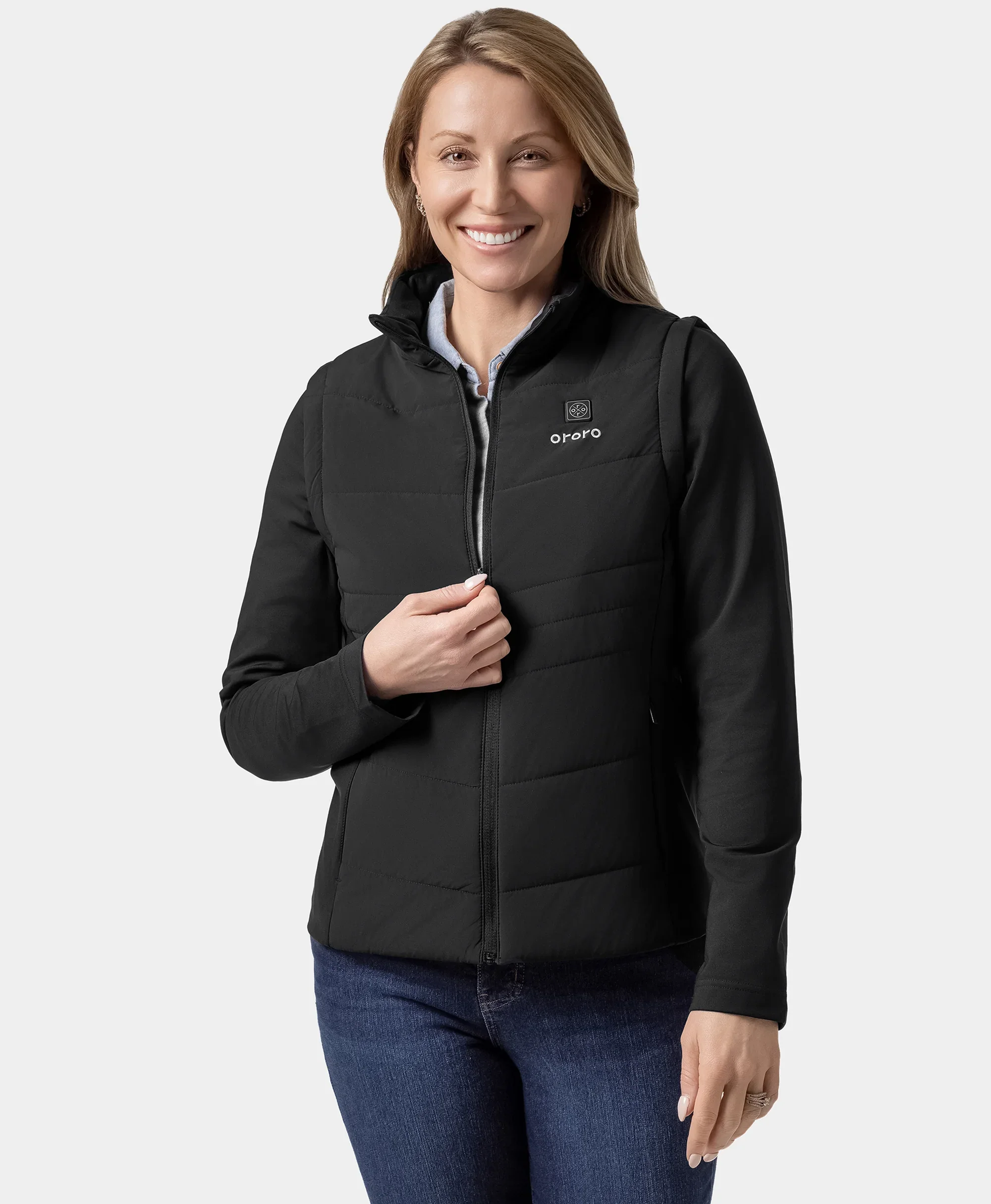 Turnberry Women's Heated Golf Jacket w/ Zip-off Sleeves - XNAUWBI
