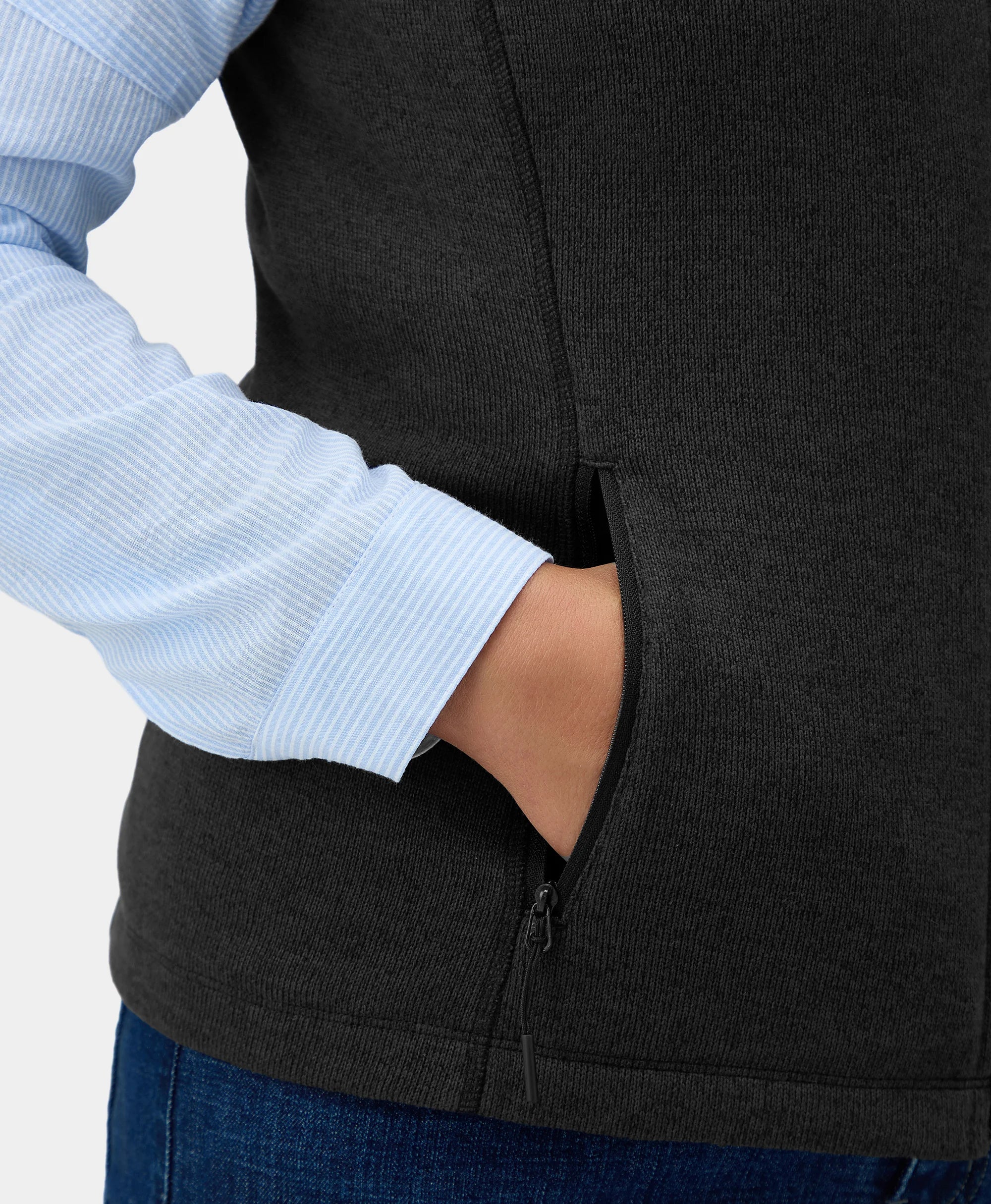 Augusta Women's Heated Sweater Fleece Vest - XNAUWBI