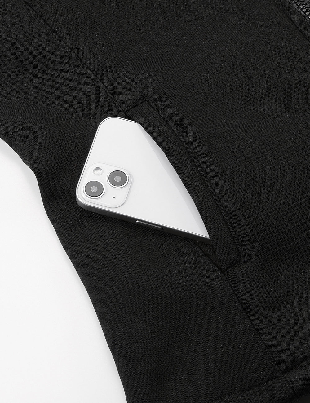 Women's Heated Fleece Vest - Black - XNAUWBI