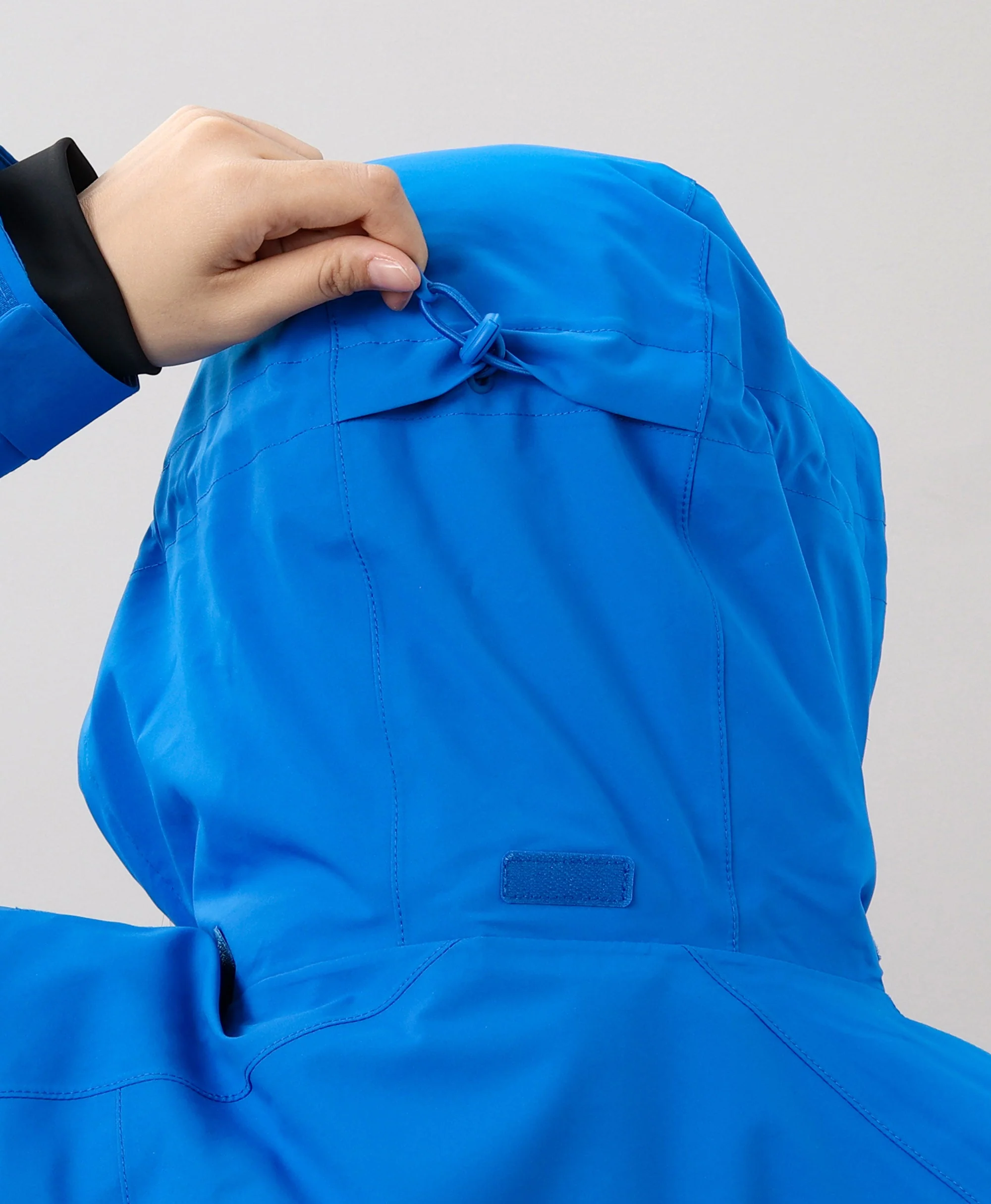 Women's Waterproof Heated Ski Jacket - Black/Blue - XNAUWBI