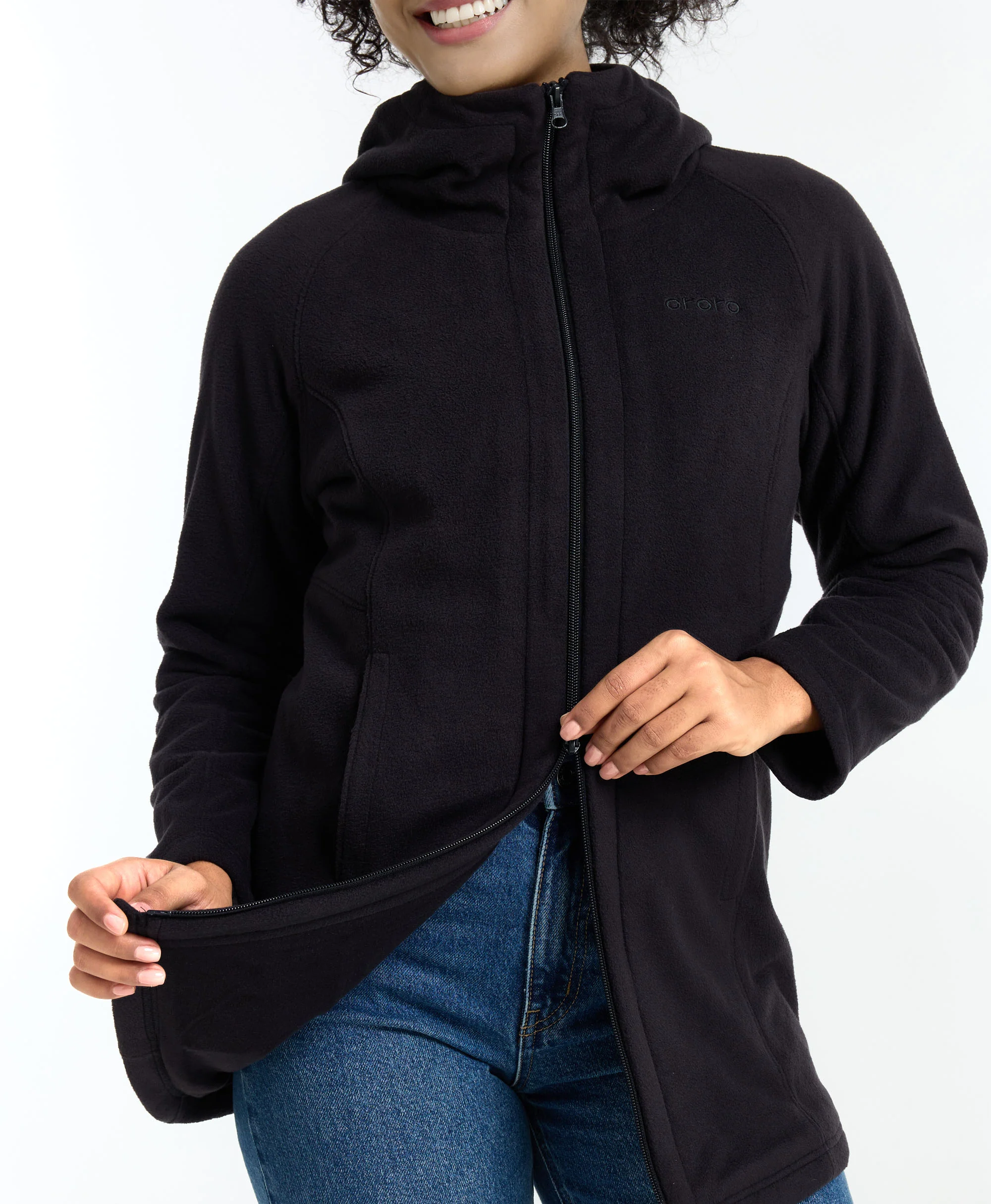 Felicity Women's Heated Fleece Hoodie Jacket - XNAUWBI