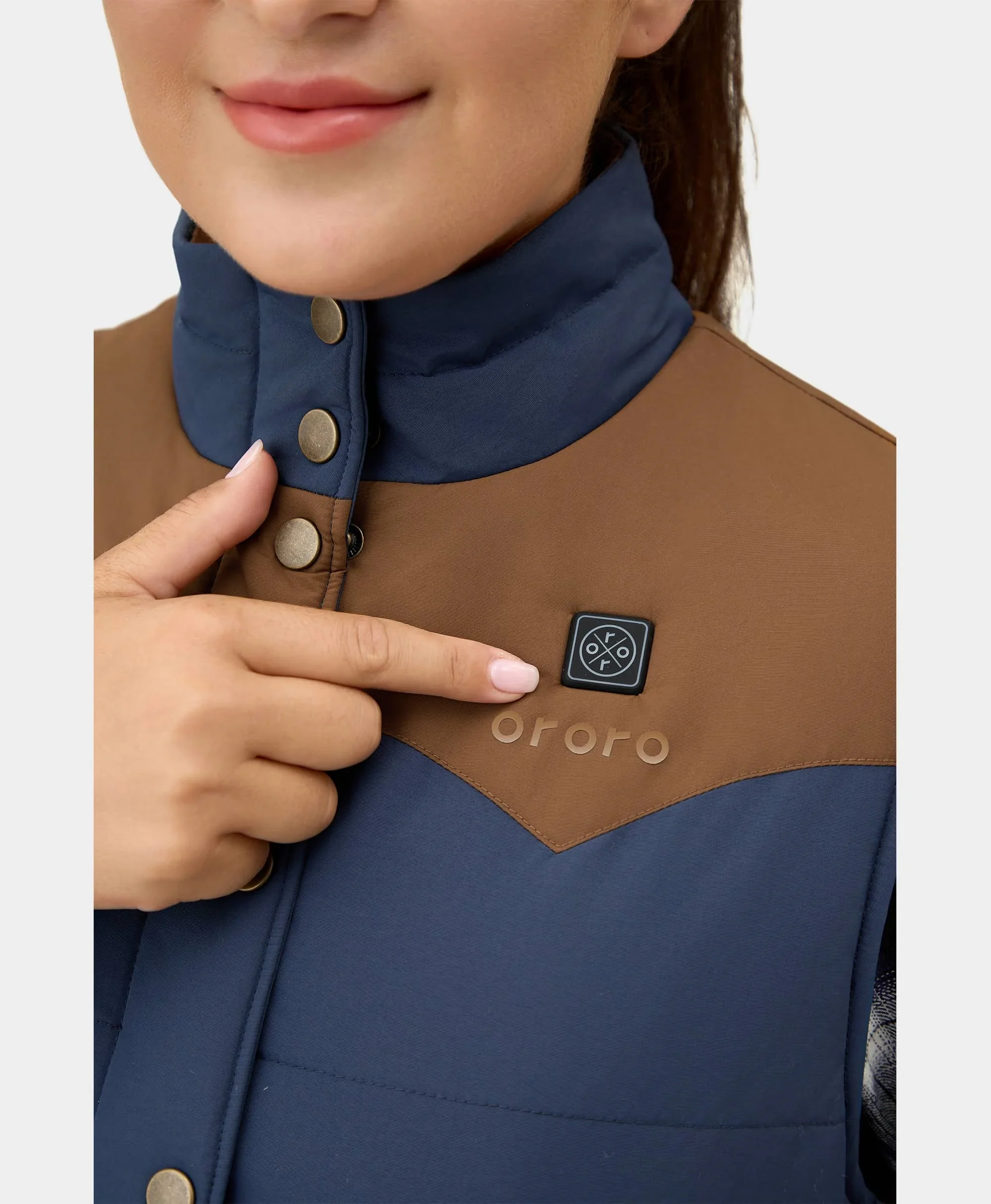 Amelia Women's Western Heated Vest - XNAUWBI