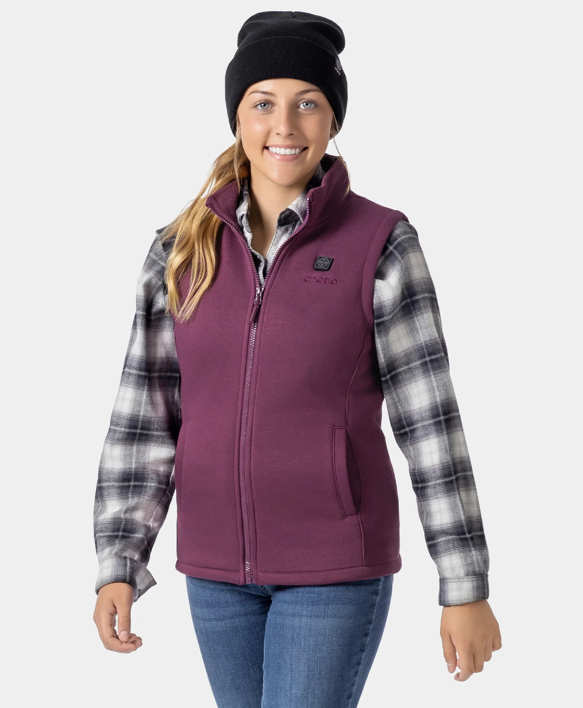 Women's Heated Fleece Vest (2025) - XNAUWBI