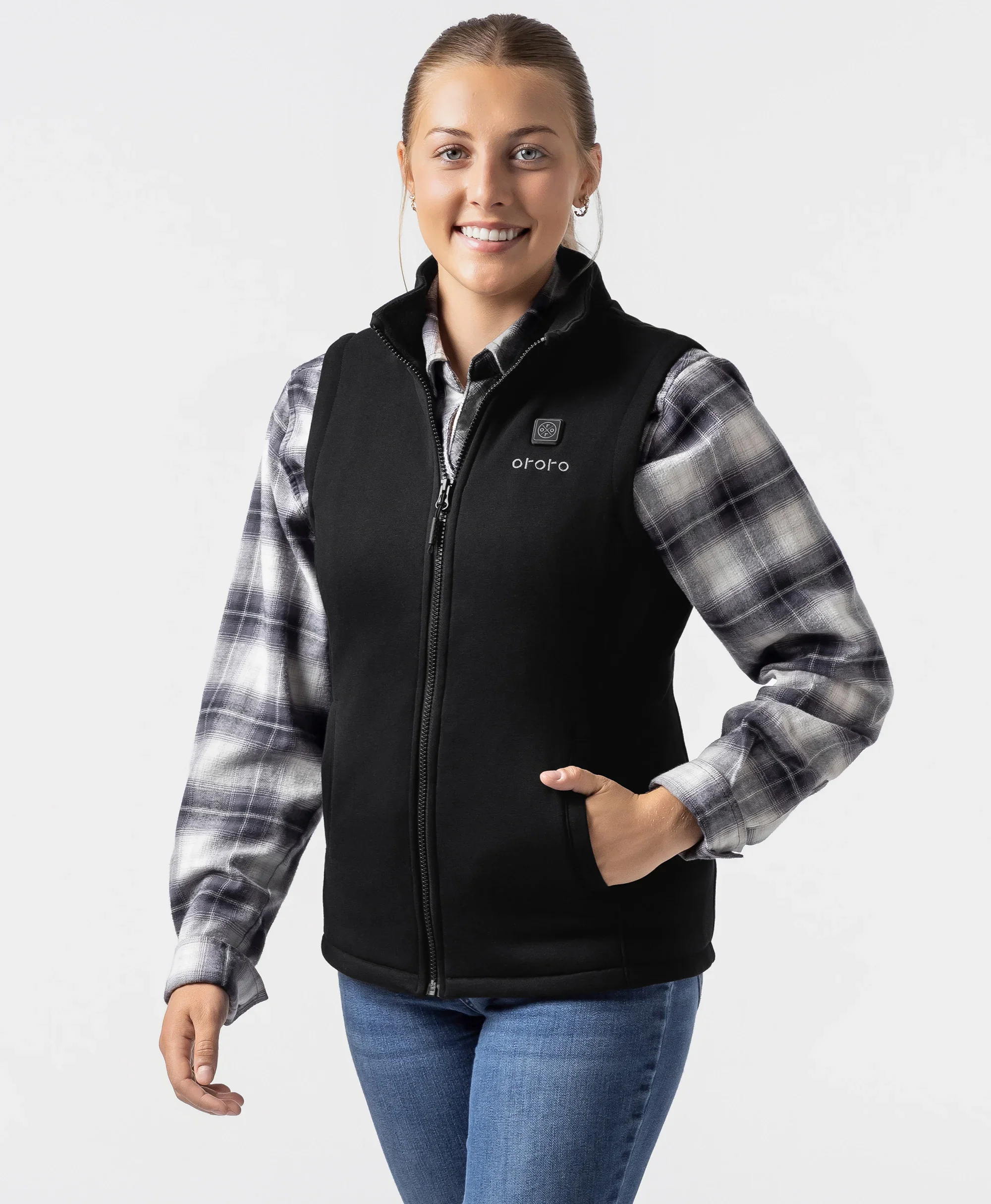 Women's Heated Fleece Vest (2025) - XNAUWBI